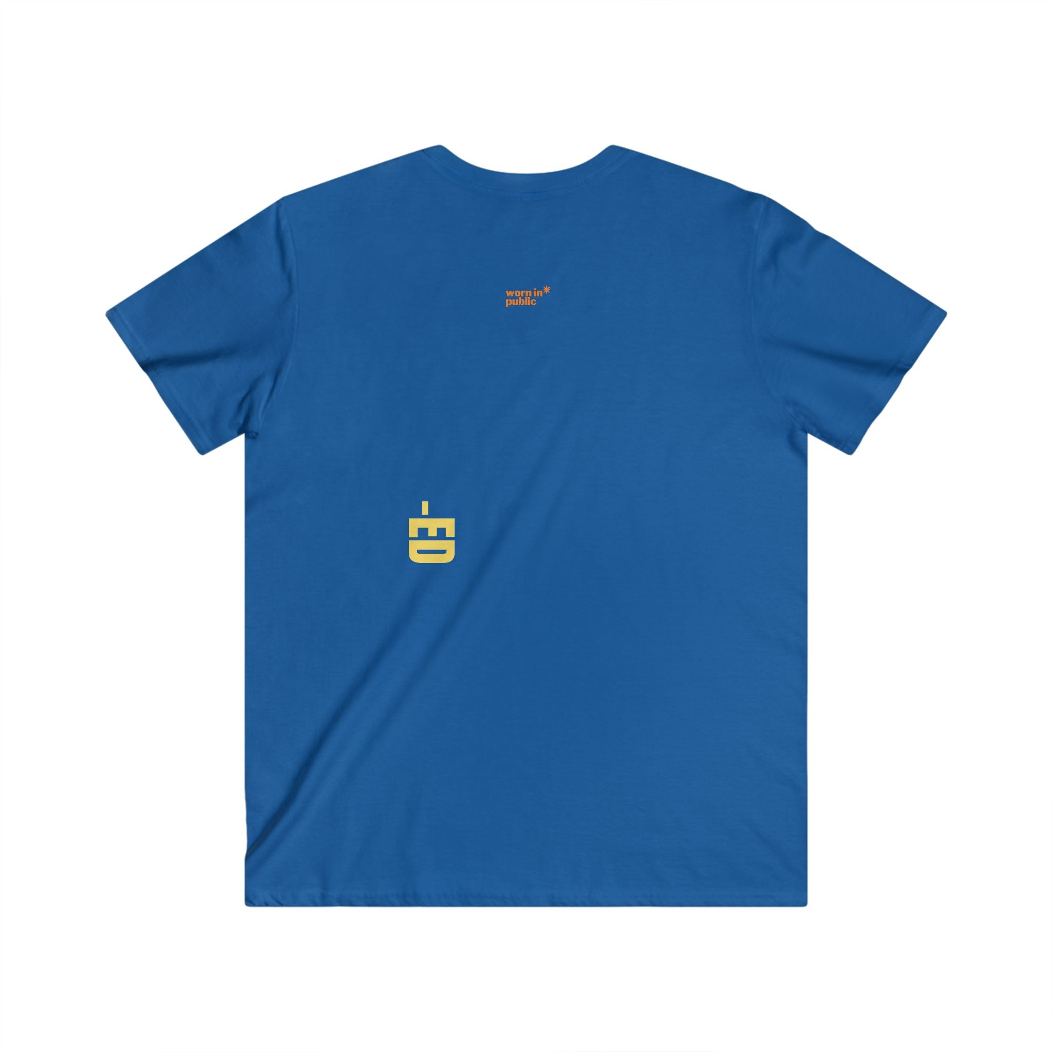 DIY-ED Graphic V-Neck Tee | 'I Was D.I.Y.' Novelty Shirt