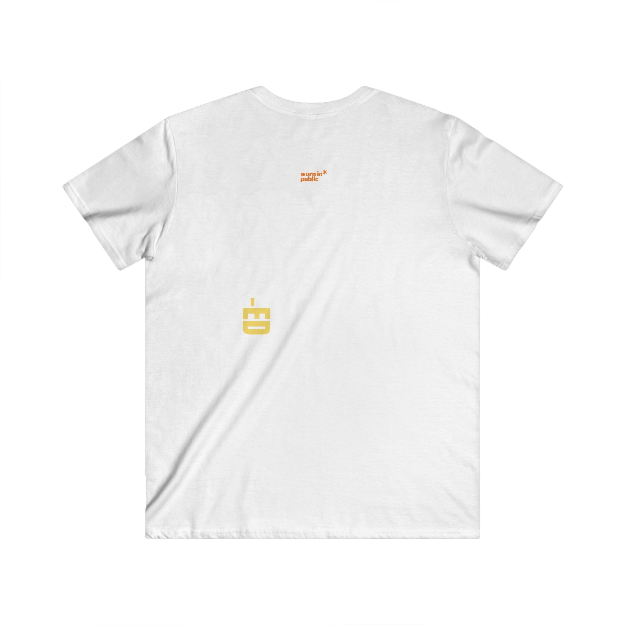 DIY-ED Graphic V-Neck Tee | 'I Was D.I.Y.' Novelty Shirt