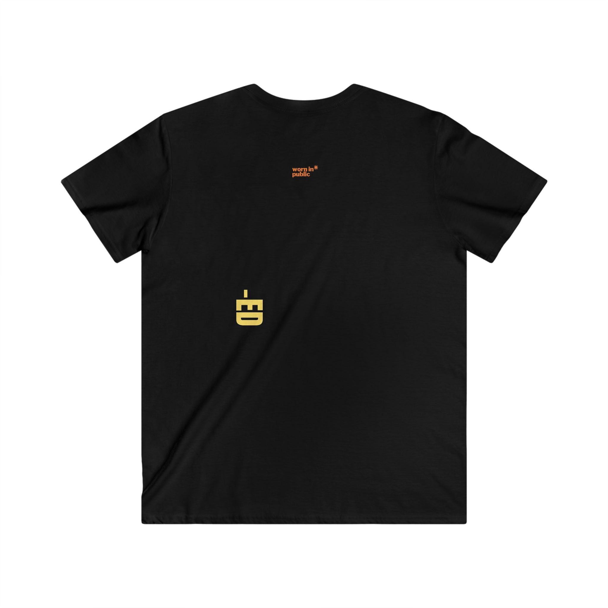 DIY-ED Graphic V-Neck Tee | 'I Was D.I.Y.' Novelty Shirt