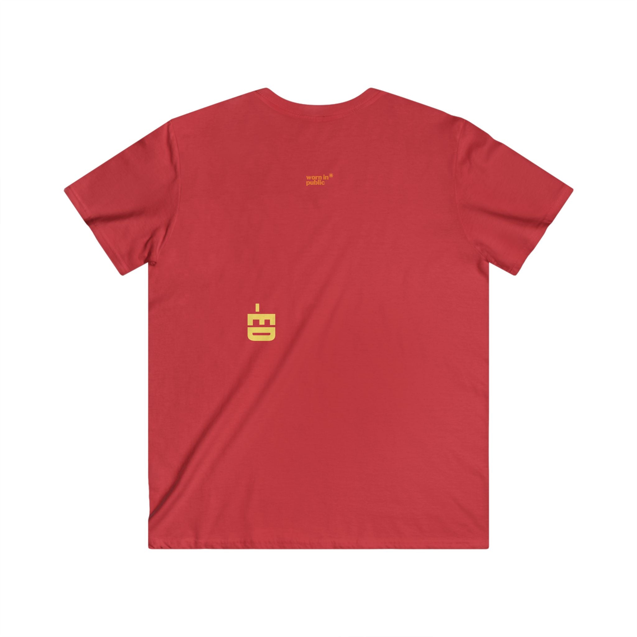 DIY-ED Graphic V-Neck Tee | 'I Was D.I.Y.' Novelty Shirt