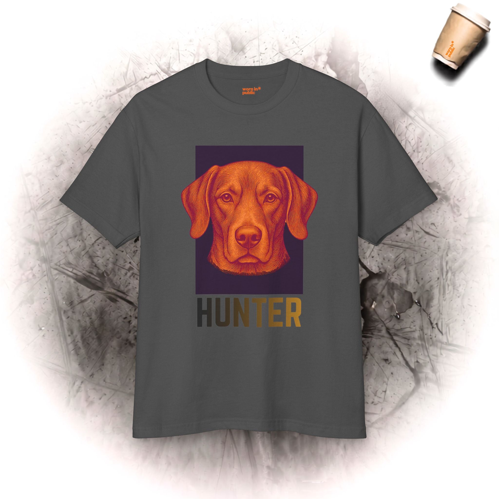Ultimate Hunter T-Shirt | Retro Vizsla Kopf Grafik-T-Shirt für Hundeliebhaber