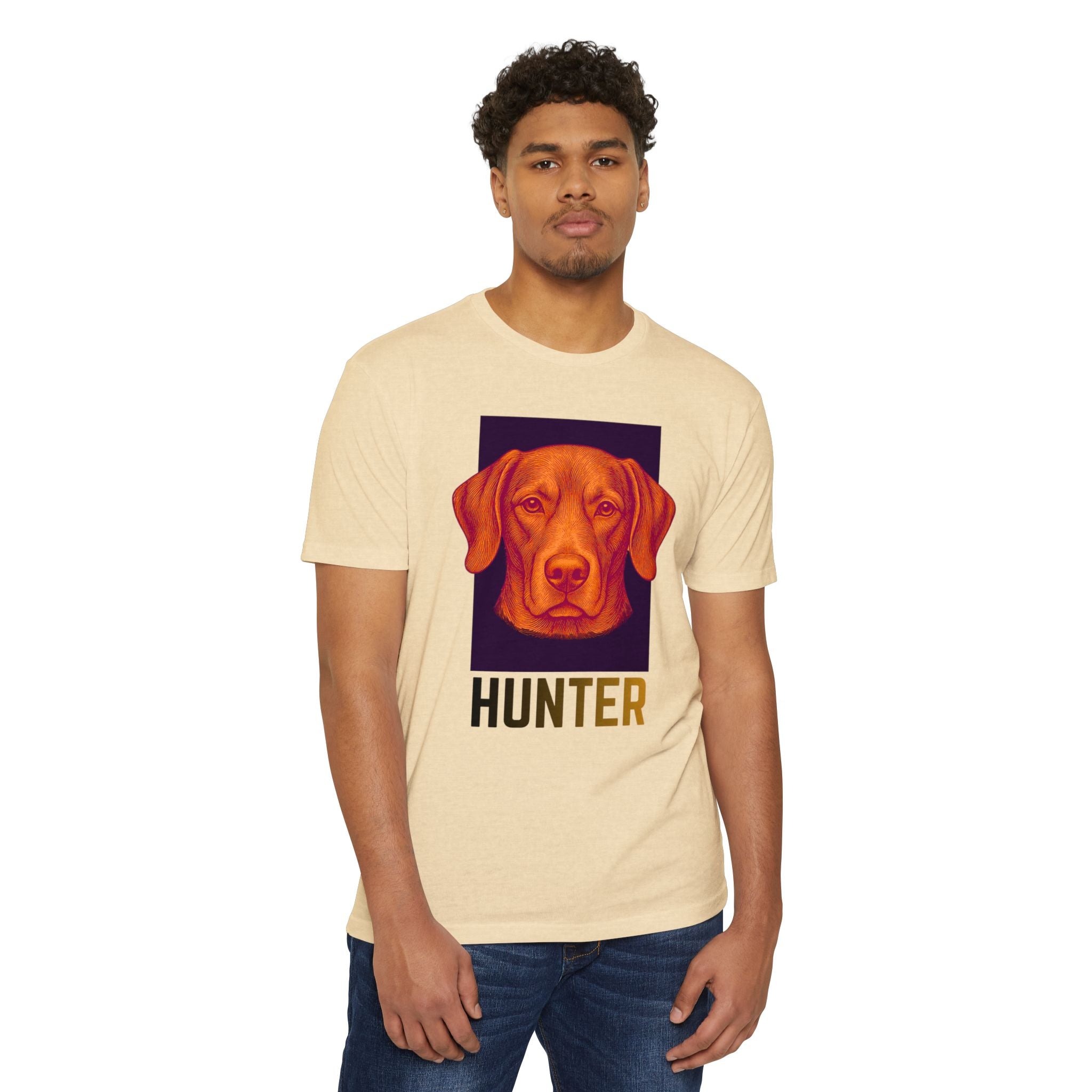 Ultimate Hunter T-Shirt | Retro Vizsla Head Graphic Tee for Dog Lovers