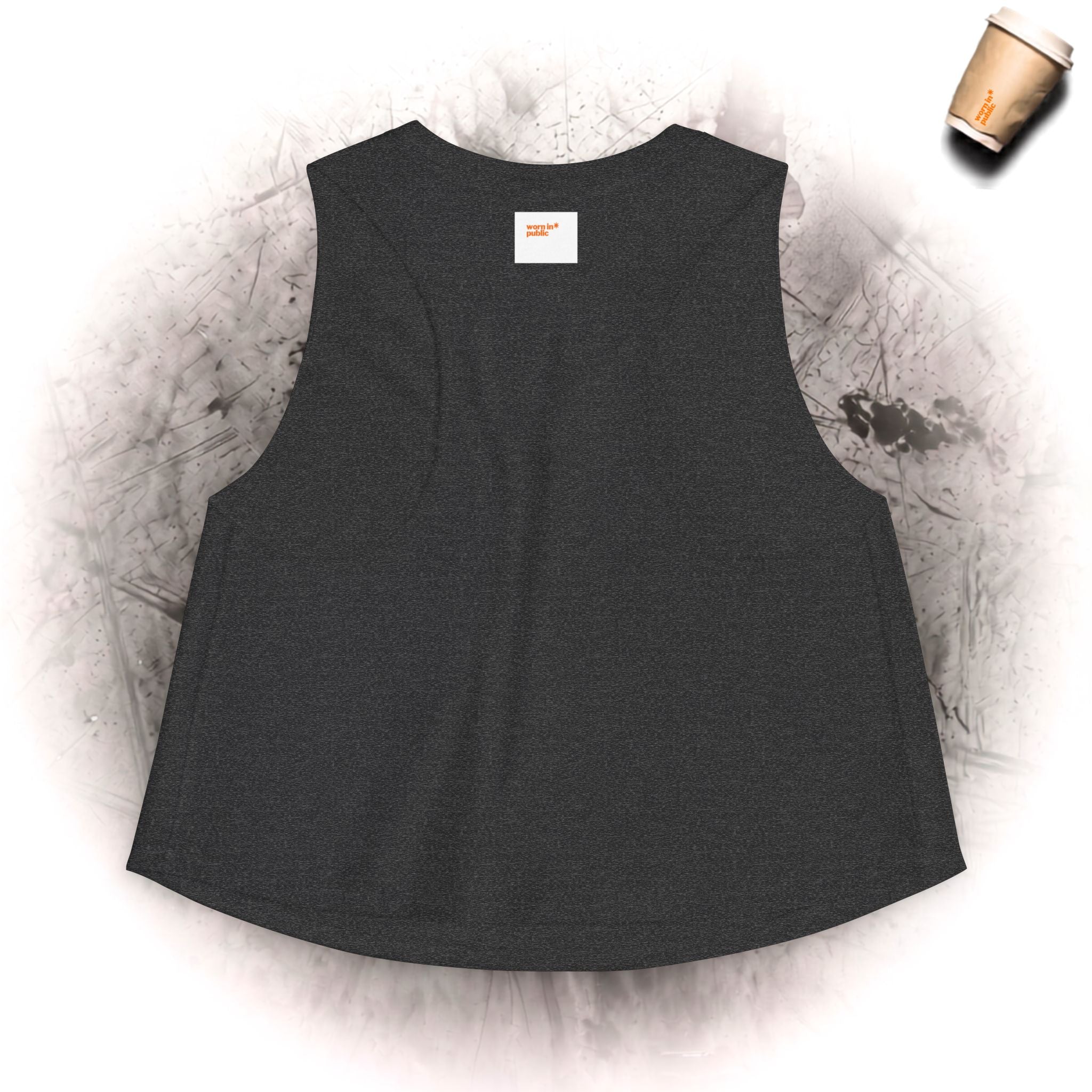 Bossy Boss Crop Top | Retro-Schriftzug-Top mit Pastell-Herzen & Sternen