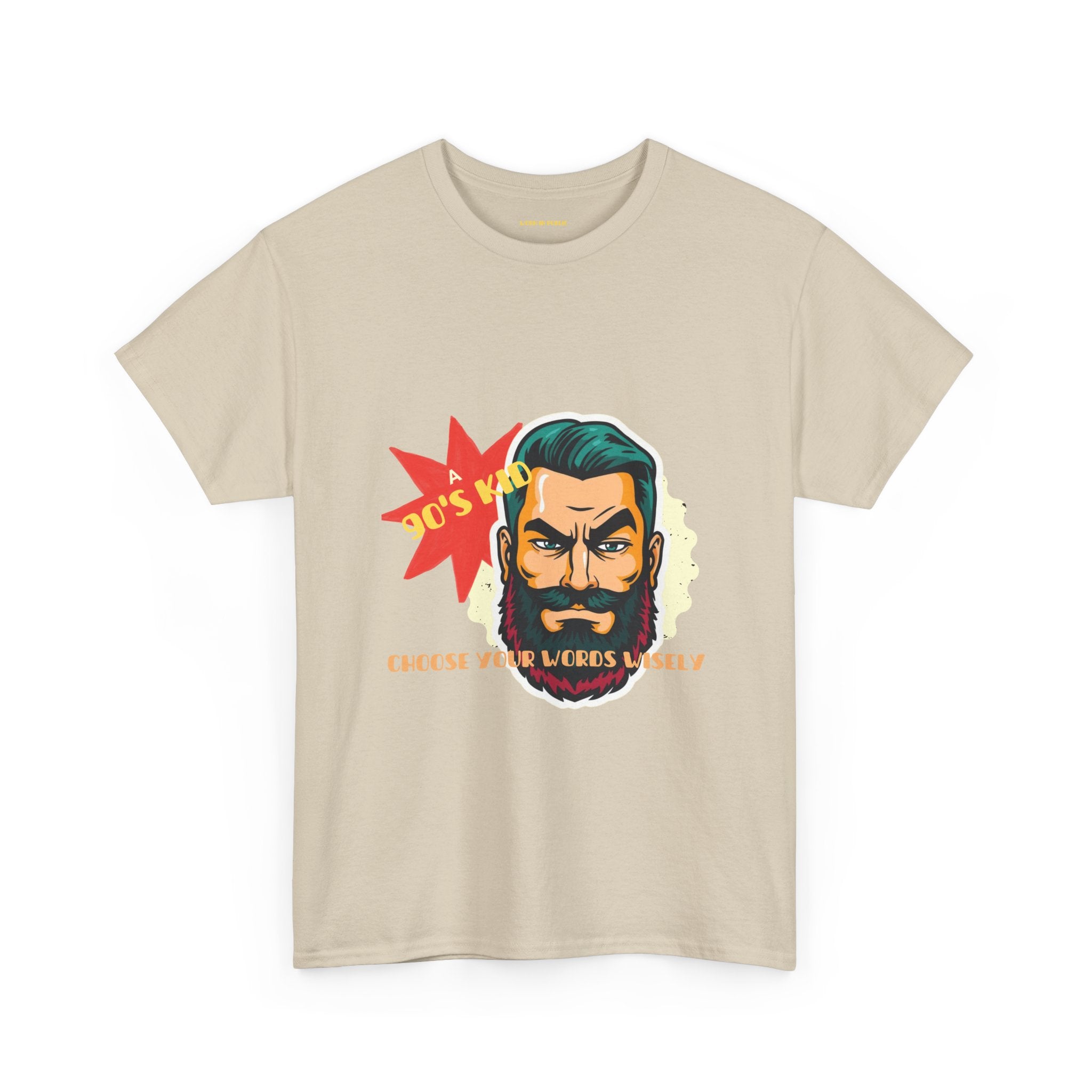 Born in the 90's comes with a beard T-Shirt | Tee for real Men