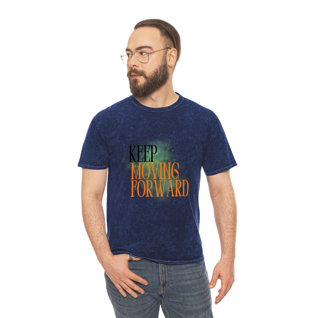 Keep Movin' Forward premium Mineral Wash T-Shirt | Vintage Washed Graphic Tee