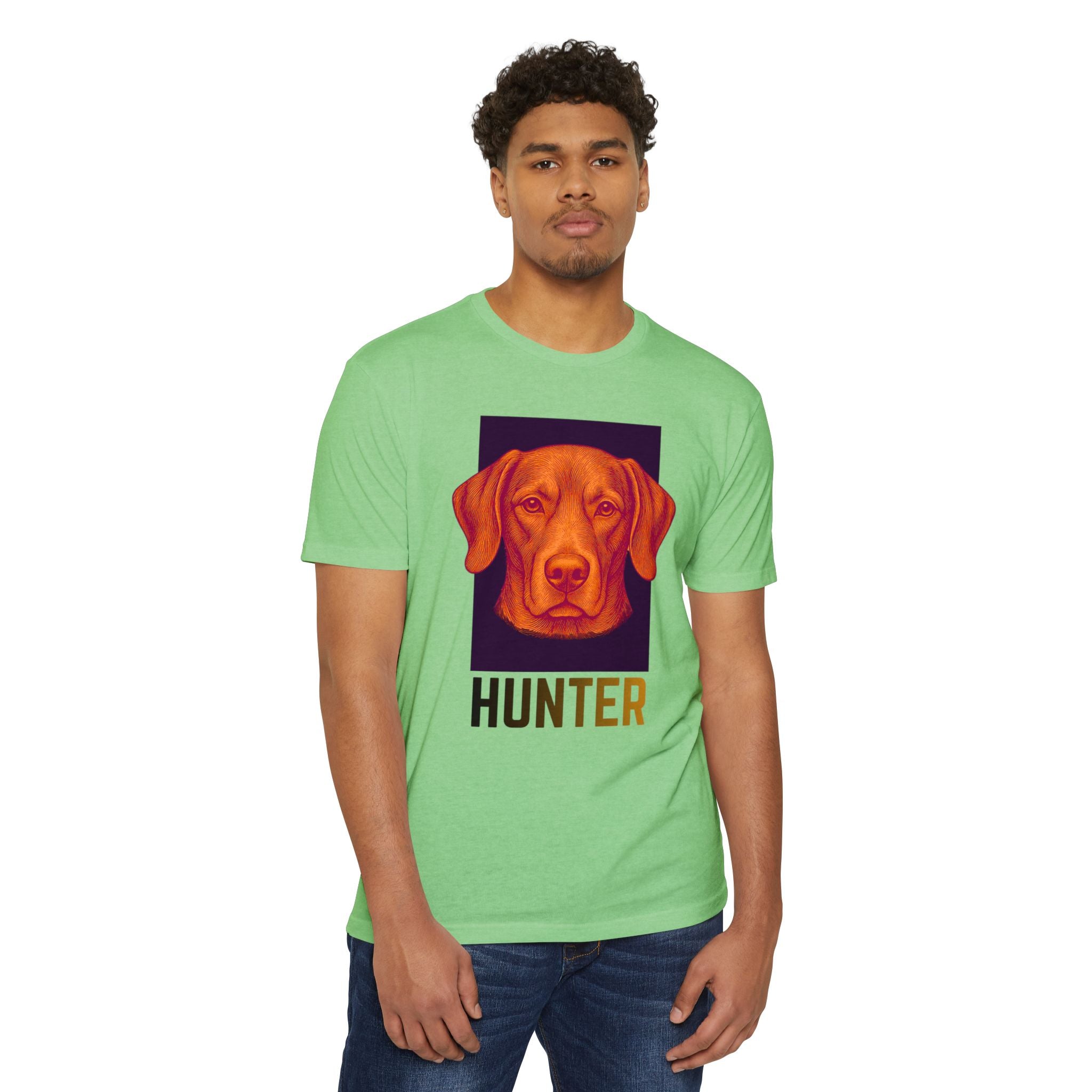 Ultimate Hunter T-Shirt | Retro Vizsla Head Graphic Tee for Dog Lovers