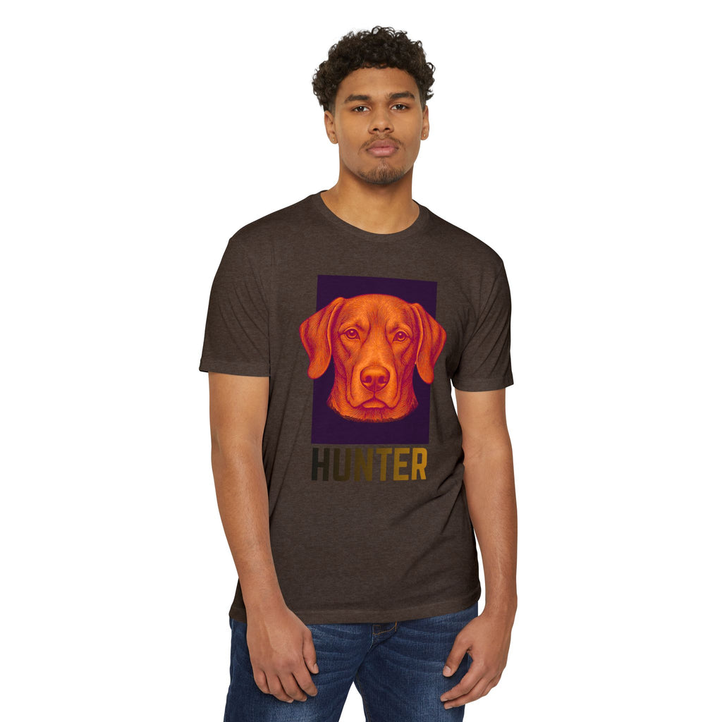 Ultimate Hunter T-Shirt | Retro Vizsla Head Graphic Tee for Dog Lovers