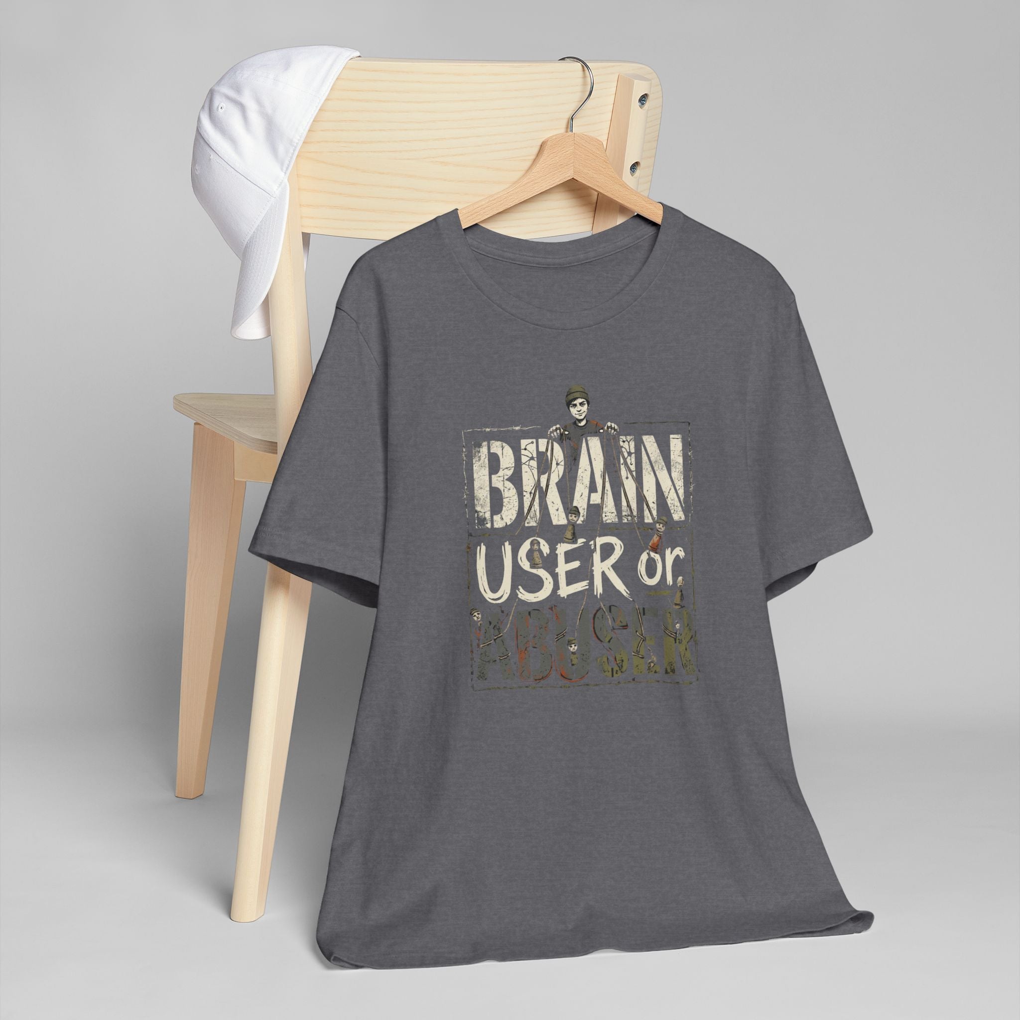 Brain User or Abuser Women's T-Shirt — 'Choose to See' Awareness Tee