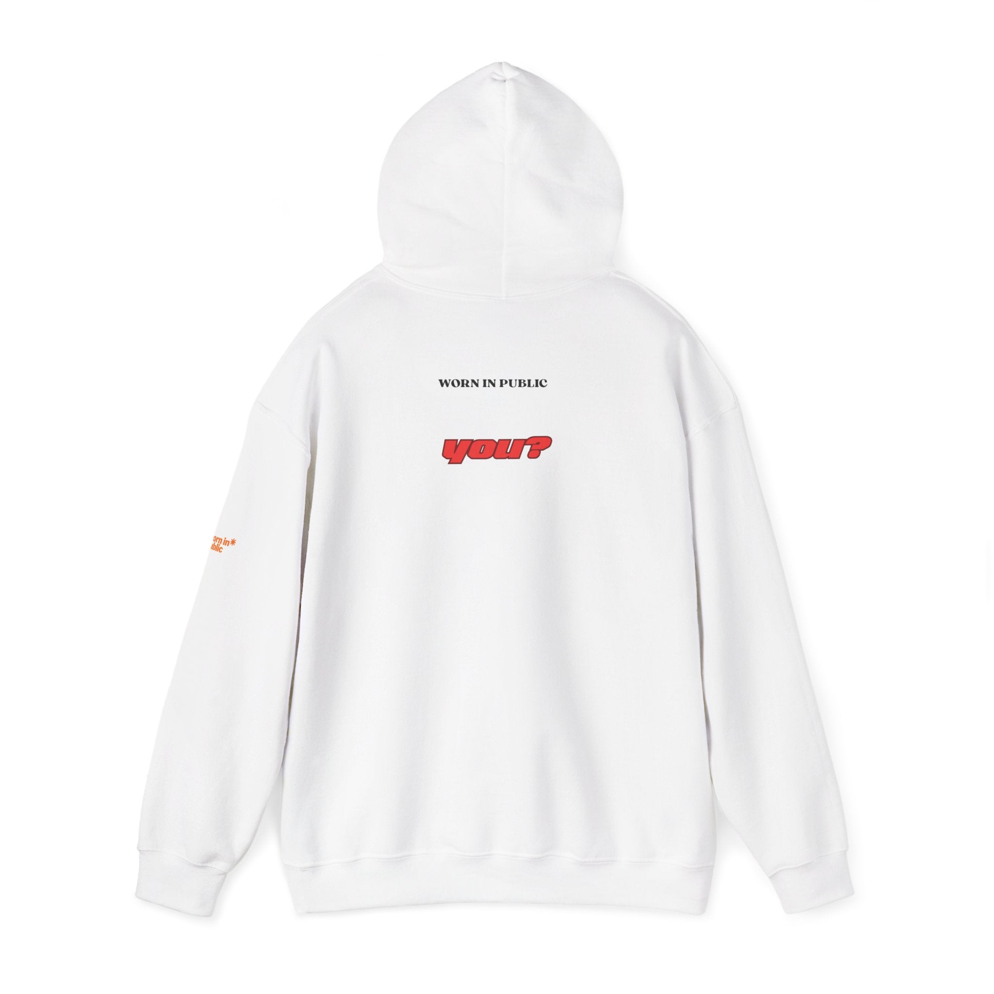 Excuse You? Hoodie | Retro Red Text Graphic Pullover