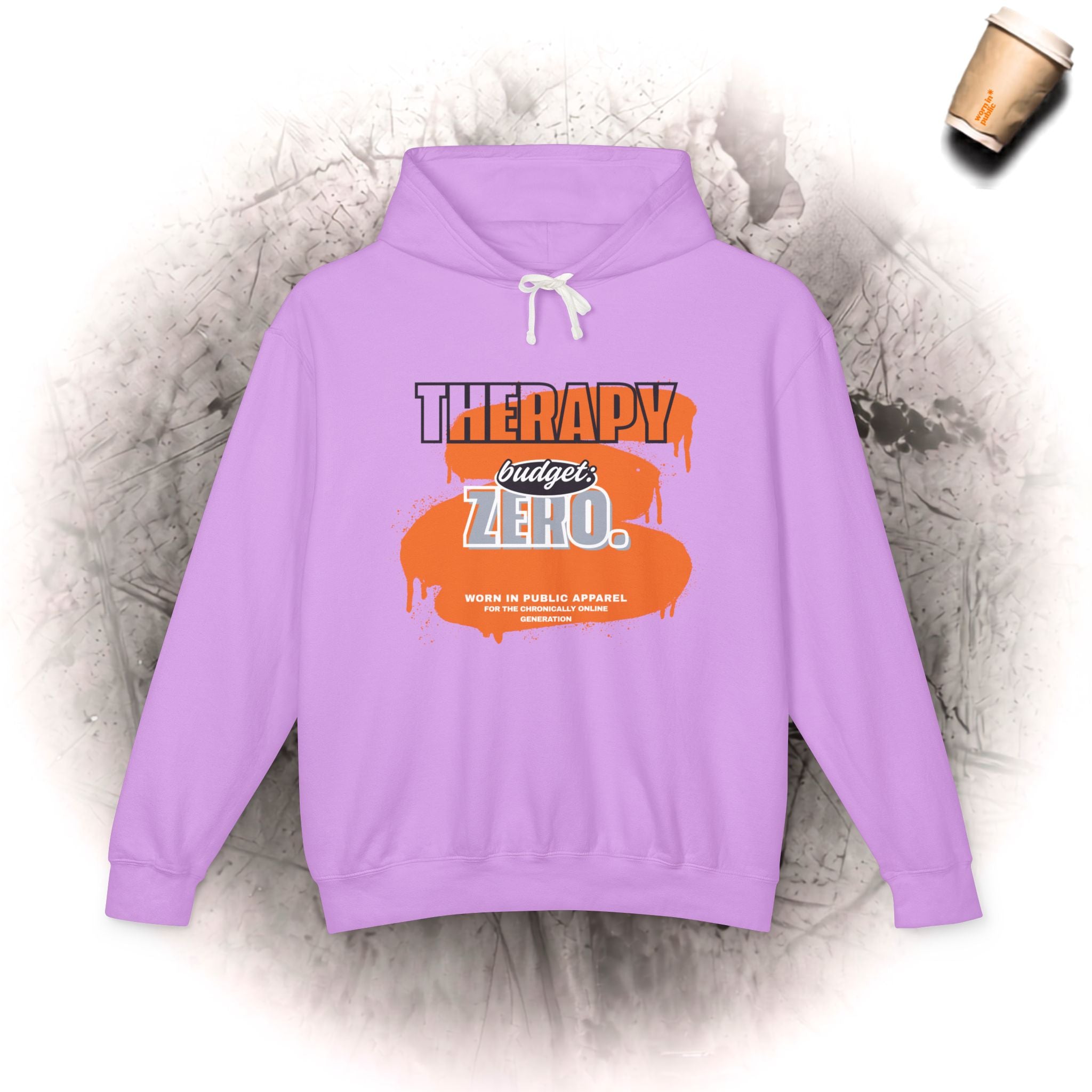 Therapy Budget Zero Hoodie | Lustiger Mental Health Humor Pullover