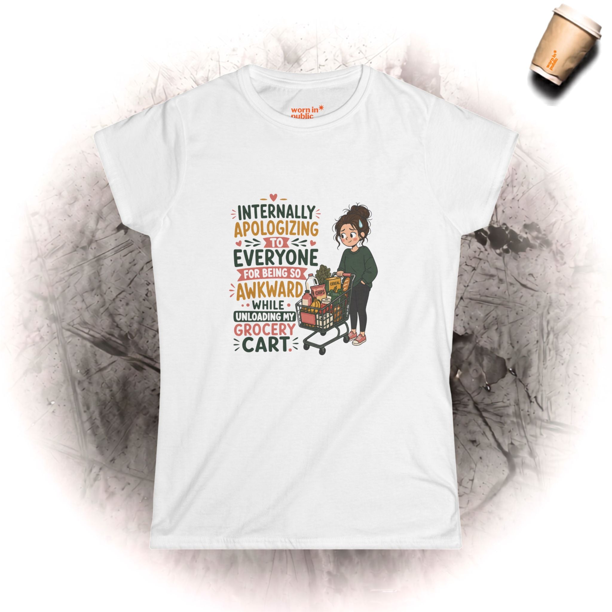 Self awarenes Womens Shopper T-Shirt — Inside thoughts