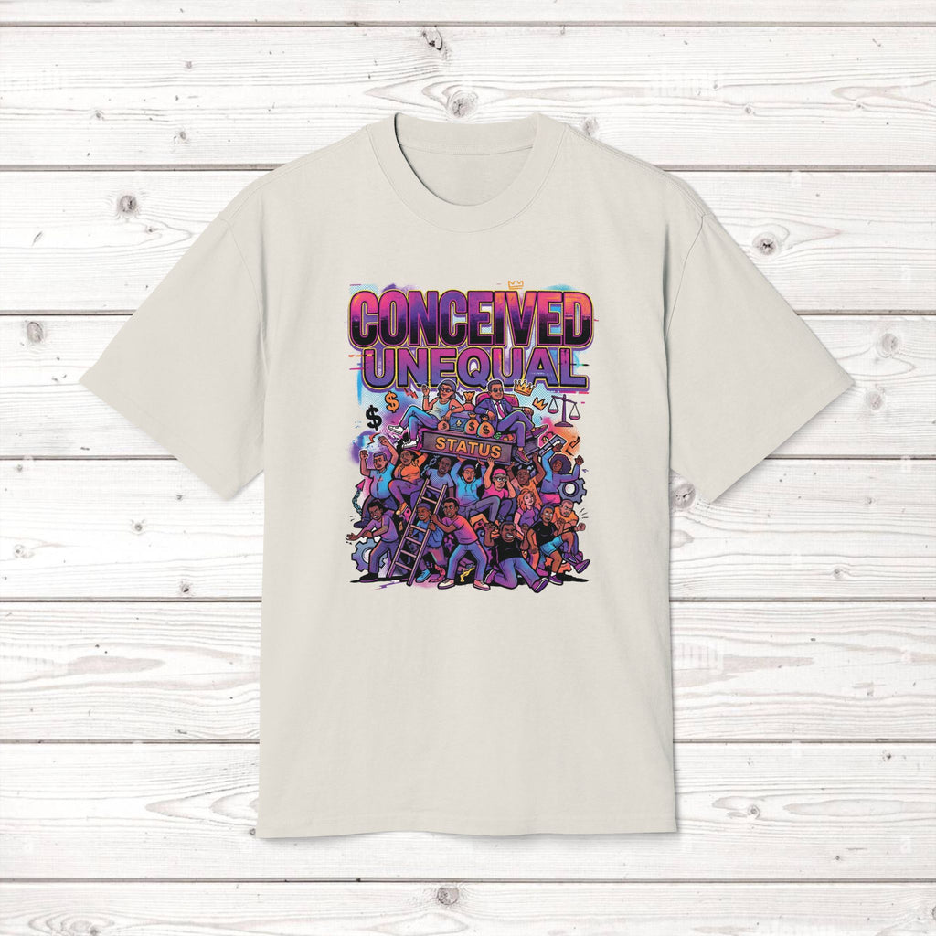Conceived Unequal | Oversized Boxy Graphic Tee
