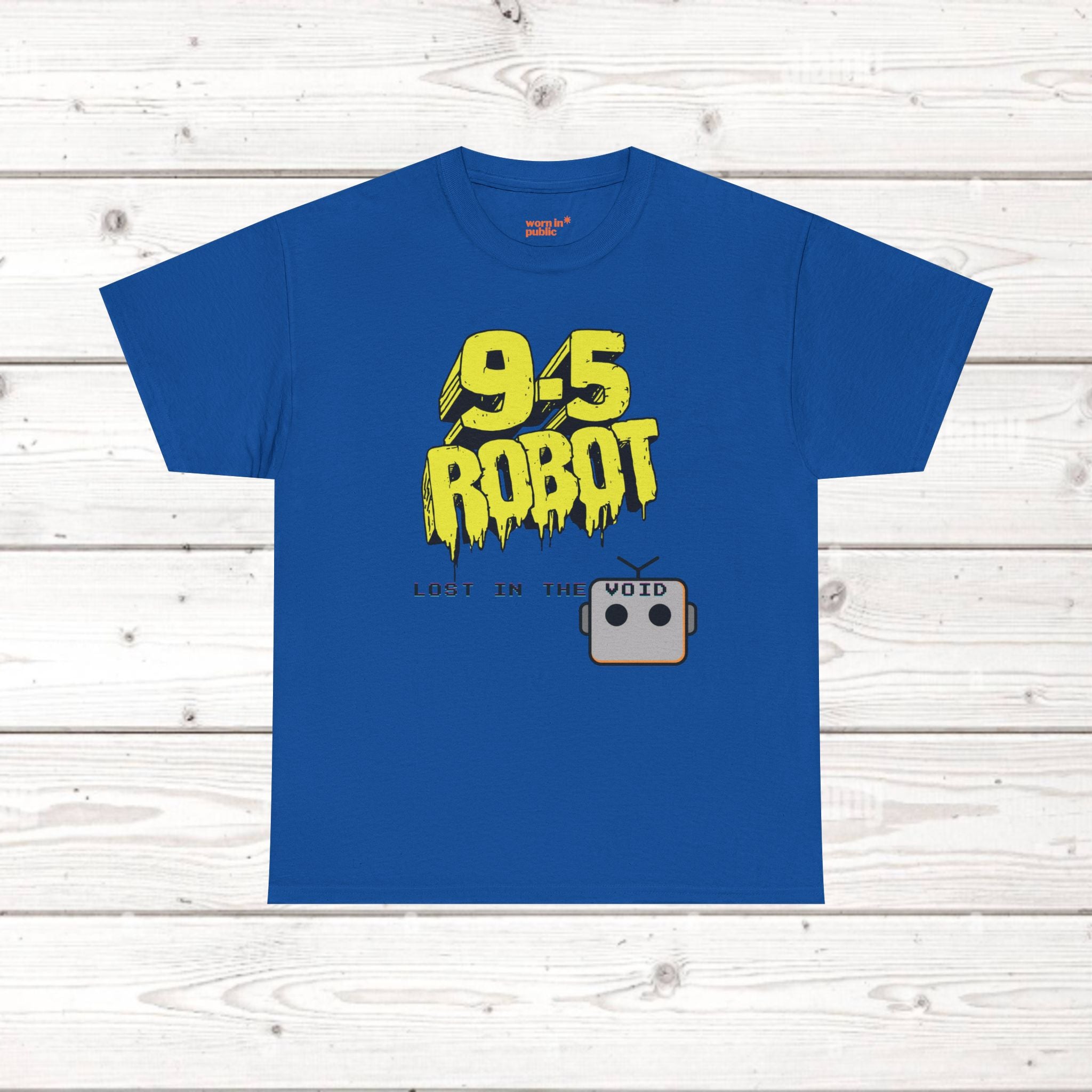 9-5 Roboter Unisex Graphic Tee | Lost in the Void existentielles T-Shirt