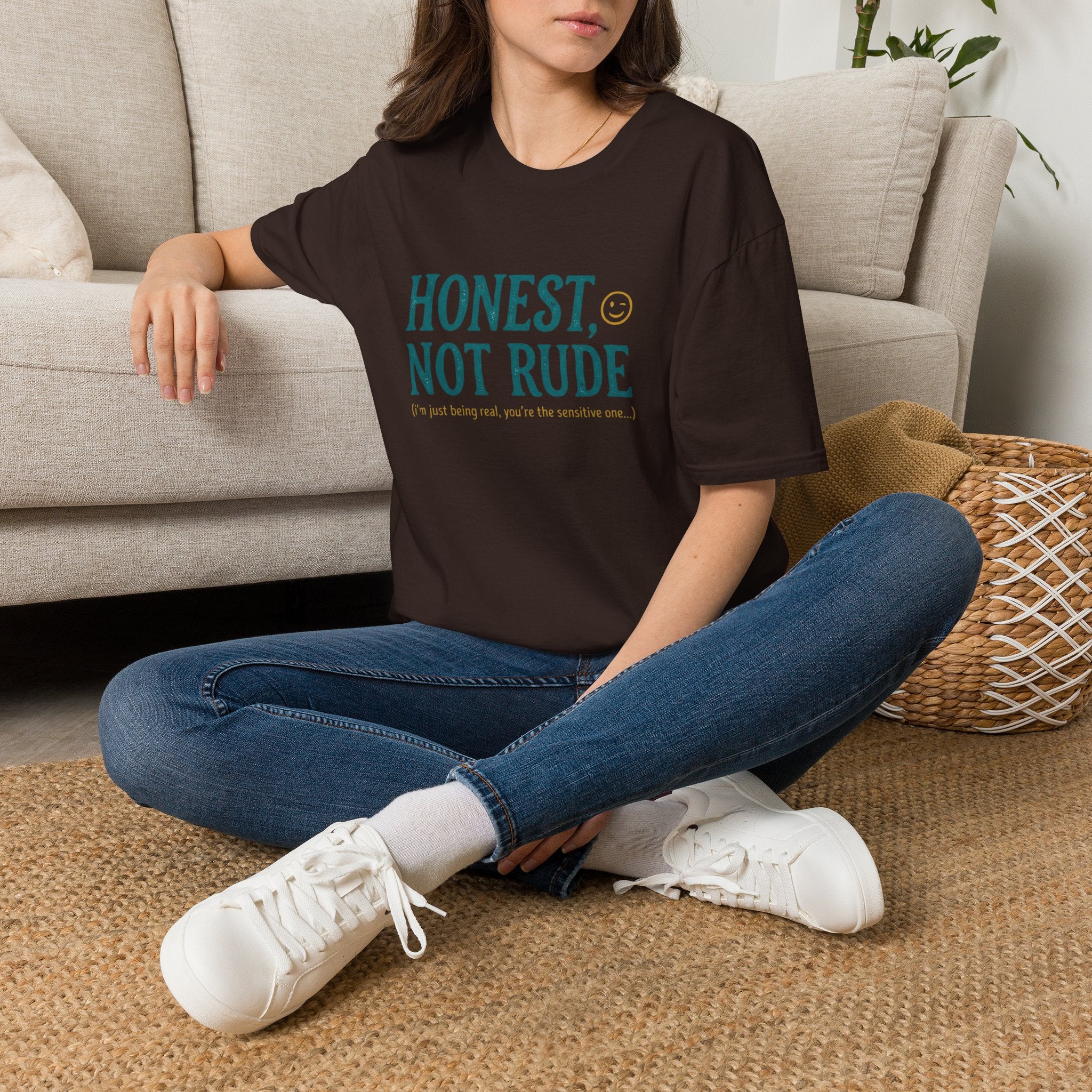 Honest Not Rude | Funny Sarcastic Unisex Graphic Tee for Real Talk