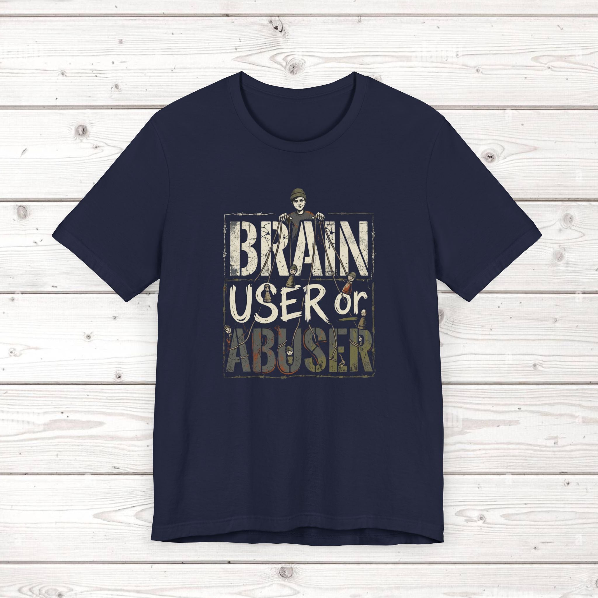 Brain User or Abuser Women's T-Shirt — 'Choose to See' Awareness Tee