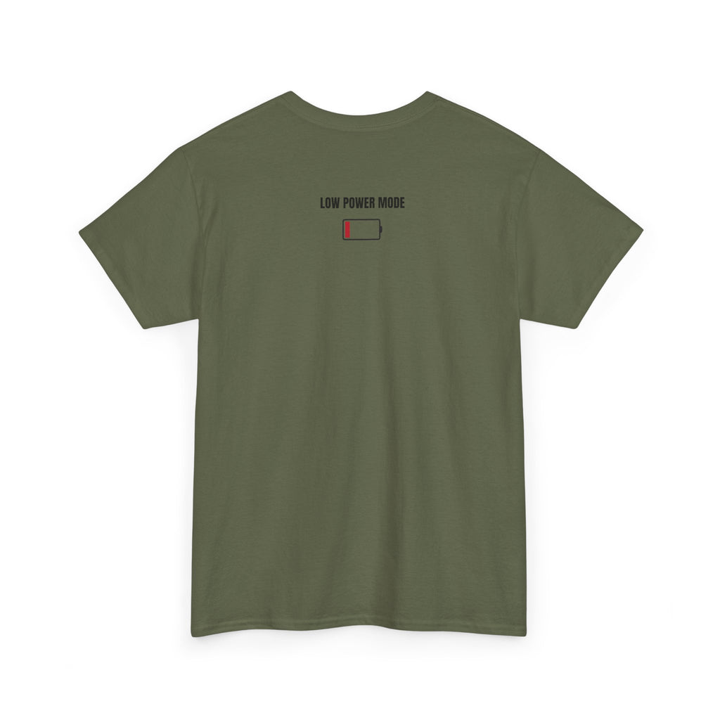 Low Battery Social Battery T-Shirt | Funny Introvert Graphic Tee