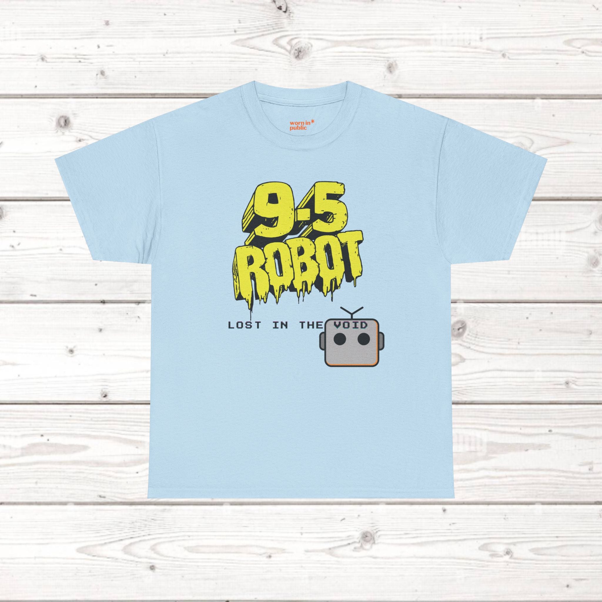 9-5 Roboter Unisex Graphic Tee | Lost in the Void existentielles T-Shirt
