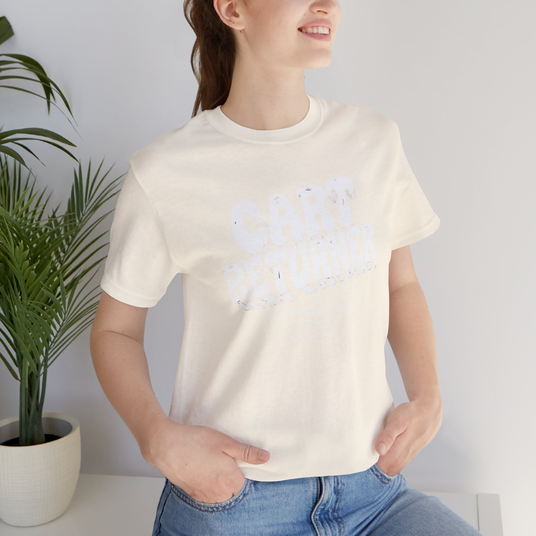 Cart Returner T-Shirt | Funny Grocery Store Humor Tee for Good People