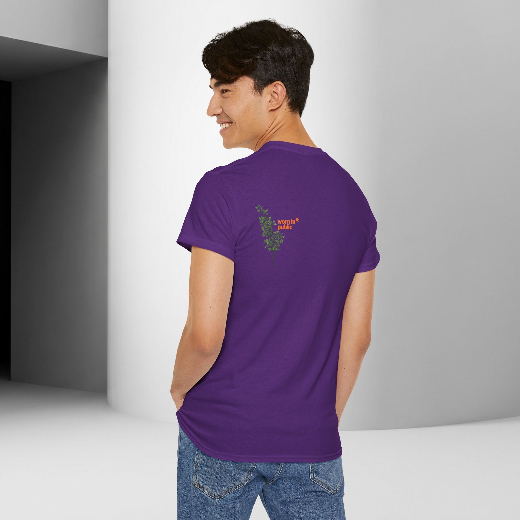 Unisex Botanical Tee — "Feel Free to Be Bored" Graphic T-Shirt