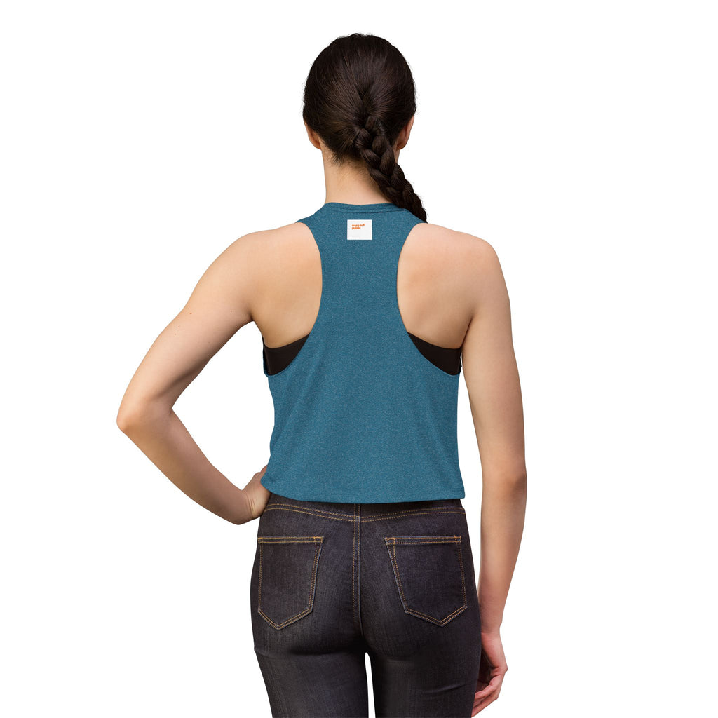 Bossy Boss Crop Top | Retro Script Graphic Top with Pastel Hearts & Stars