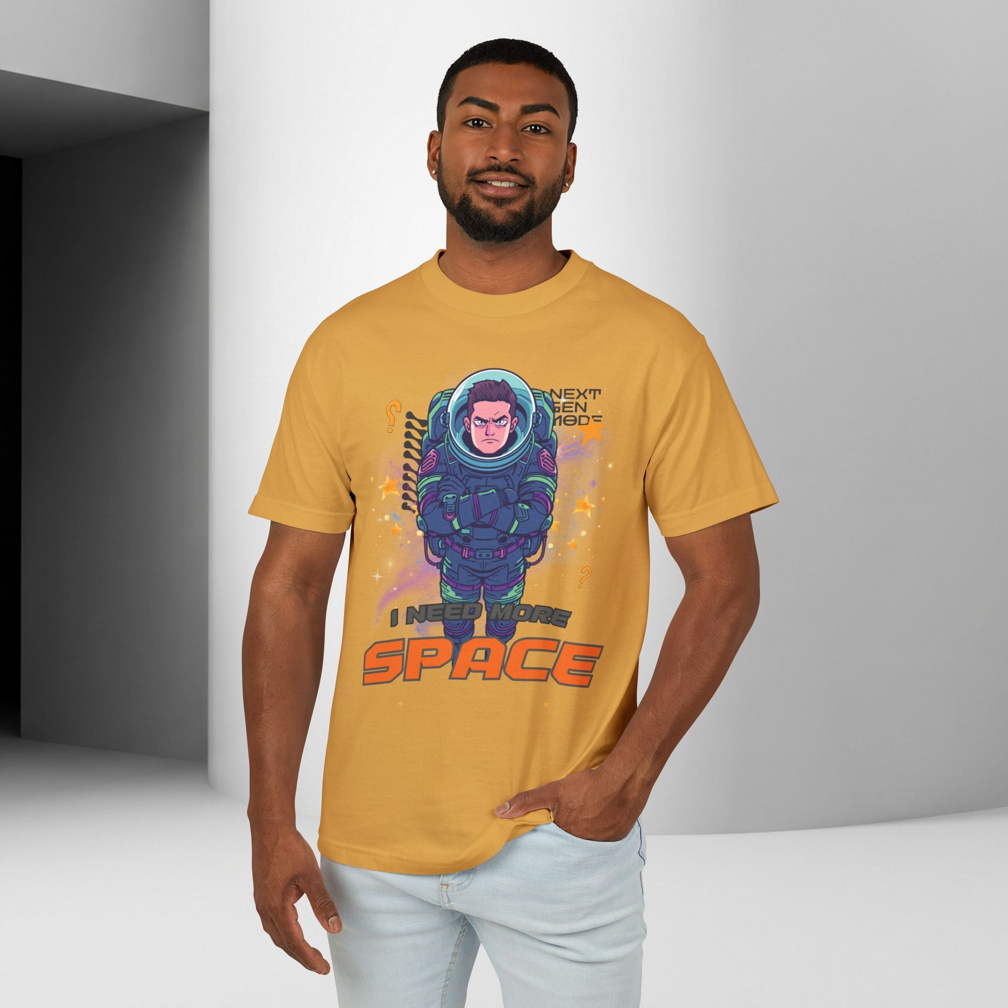 Space Suit Unisex Graphic Tee | I Need Space Astronaut Mood T-Shirt