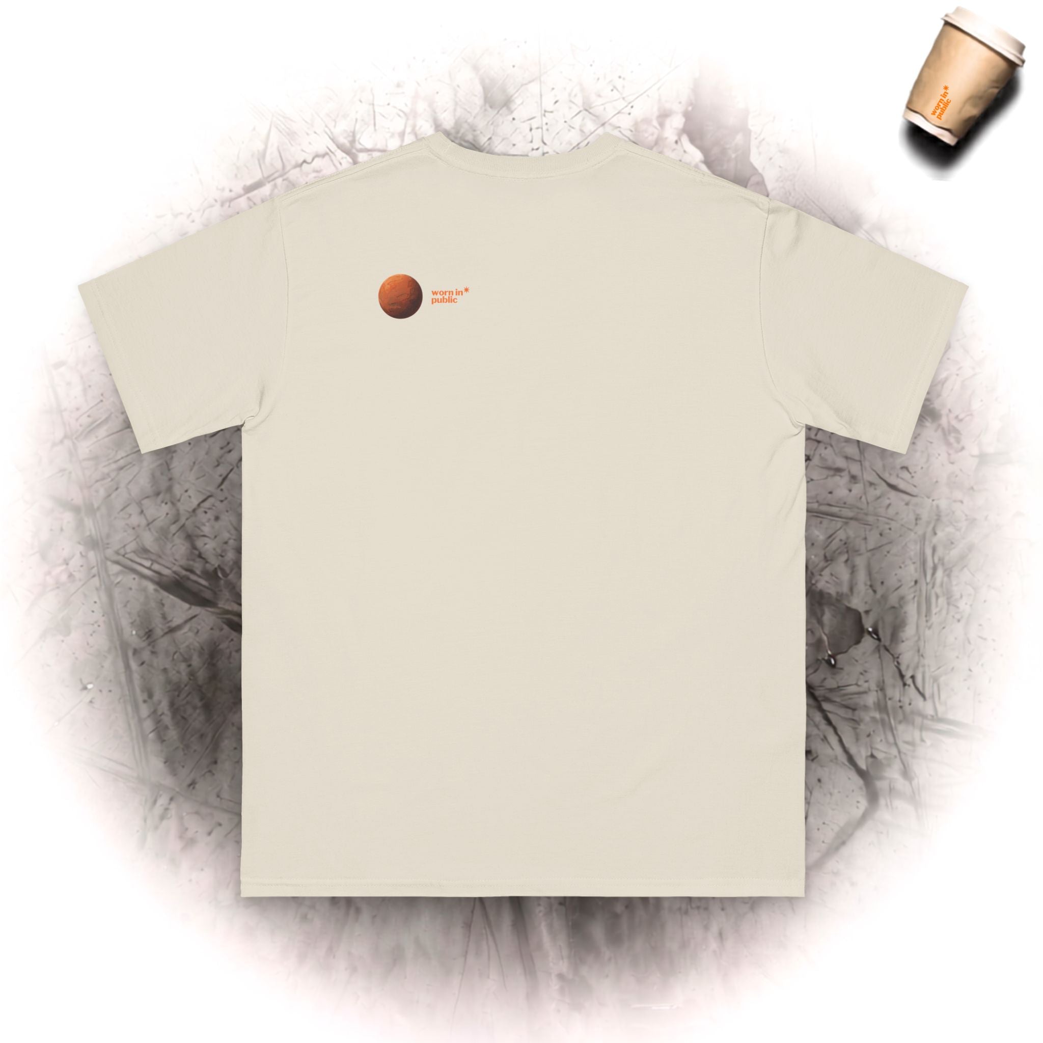 Mars Is Too Far BIO T-Shirt – Retro Weltraum Grafik T-Shirt