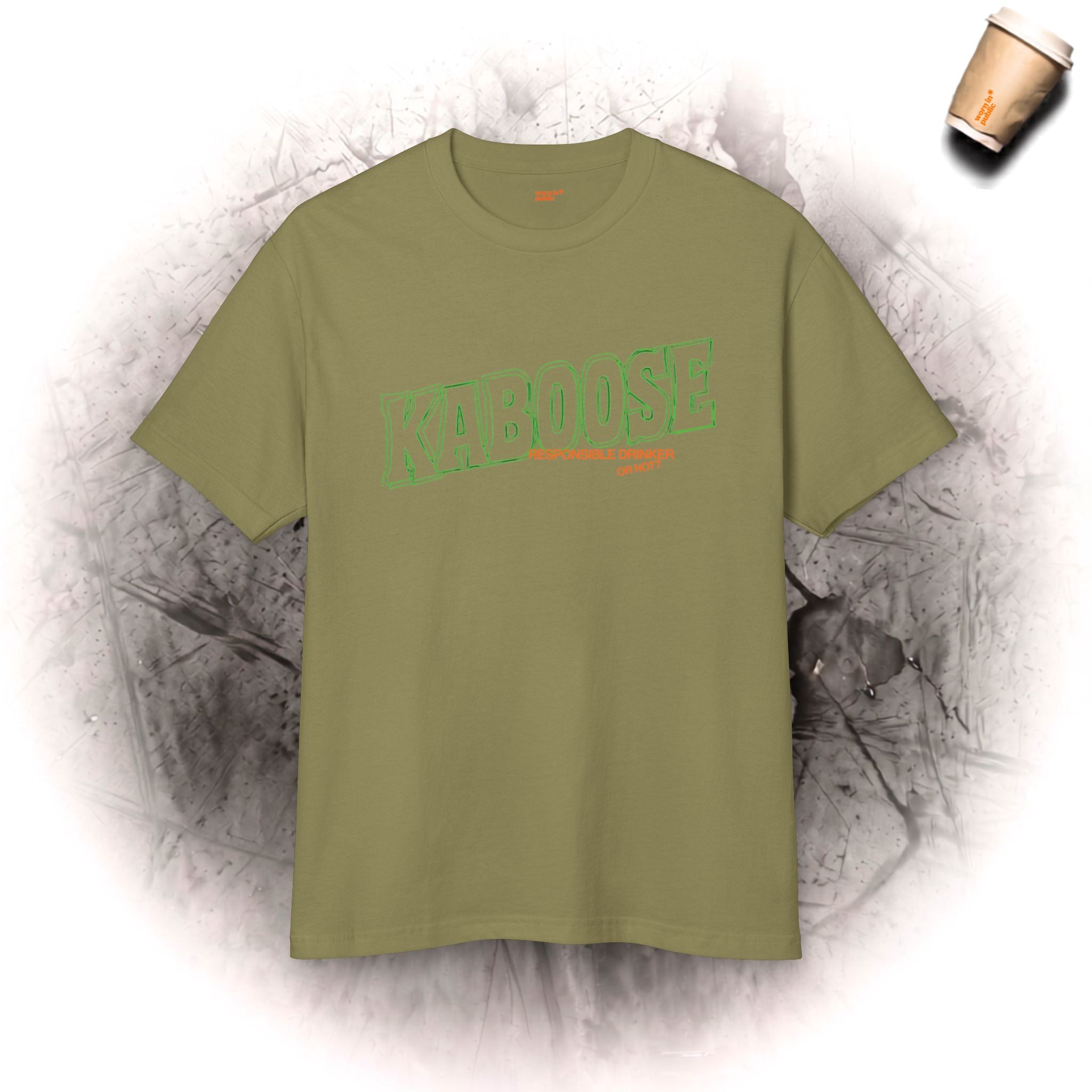 Kaboose Word Art T-Shirt| Grafik-T-Shirt für die Öffentlichkeit