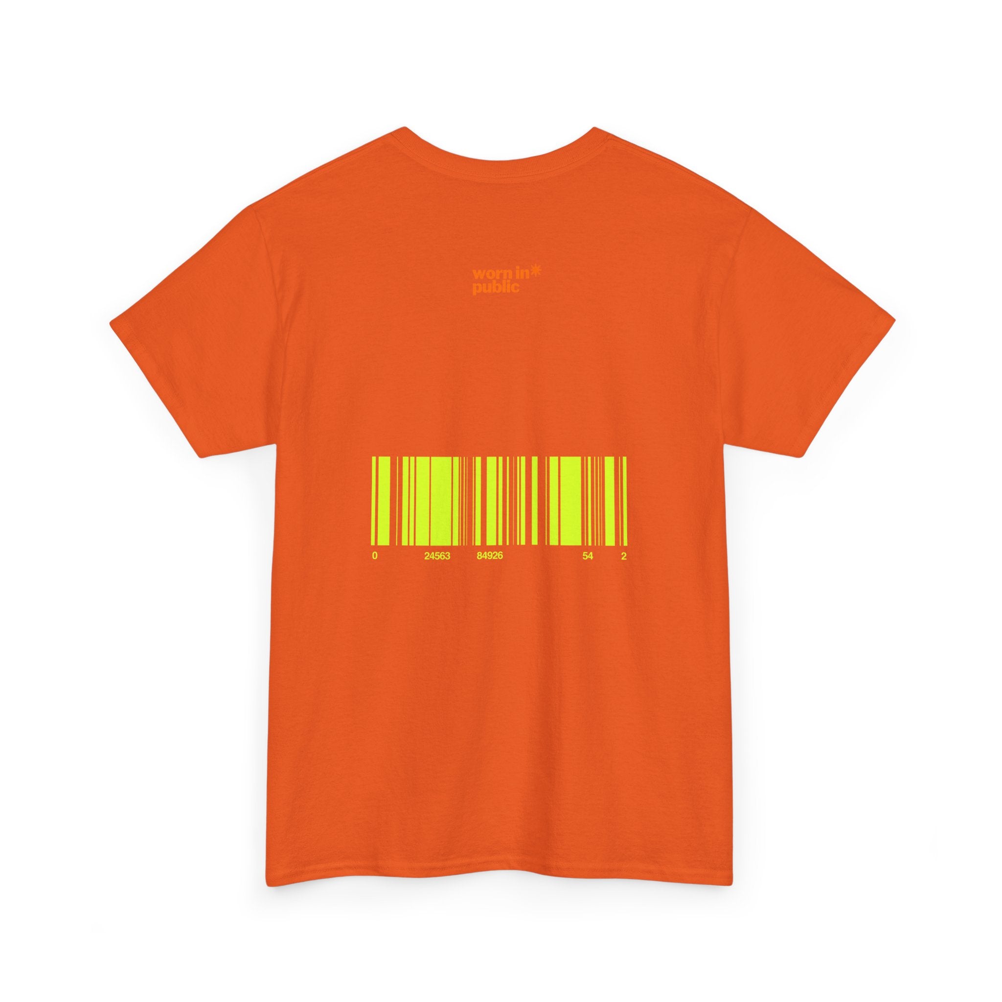 Luxuries of Life Neon Abstract Wave T-Shirt | Barcode Graphic Tee