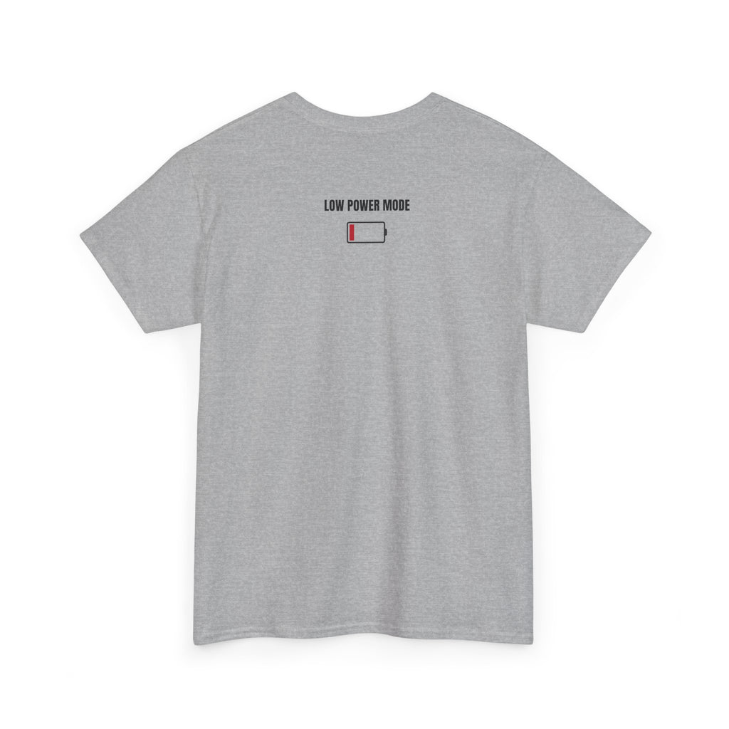 Low Battery Social Battery T-Shirt | Funny Introvert Graphic Tee
