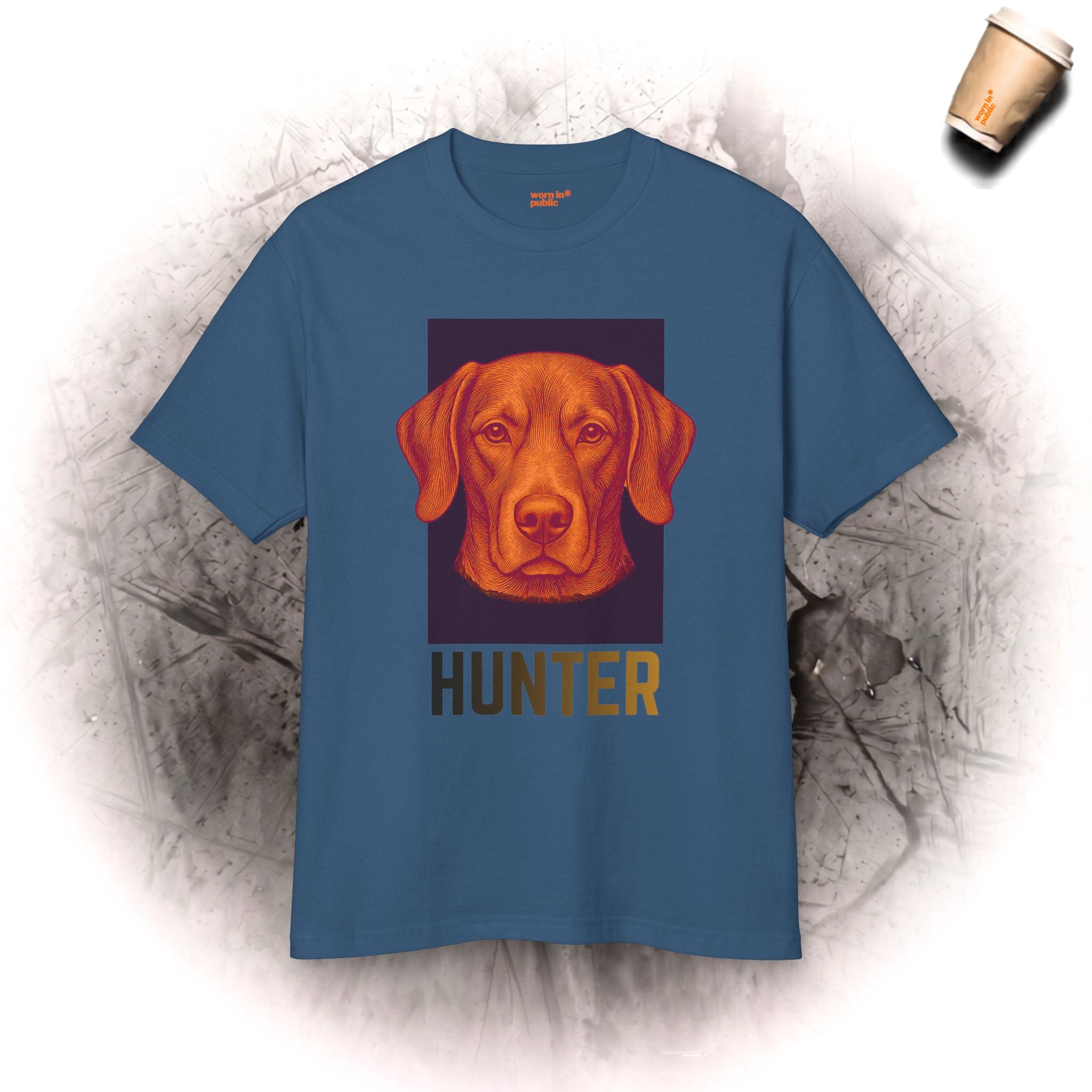 Ultimate Hunter T-Shirt | Retro Vizsla Kopf Grafik-T-Shirt für Hundeliebhaber