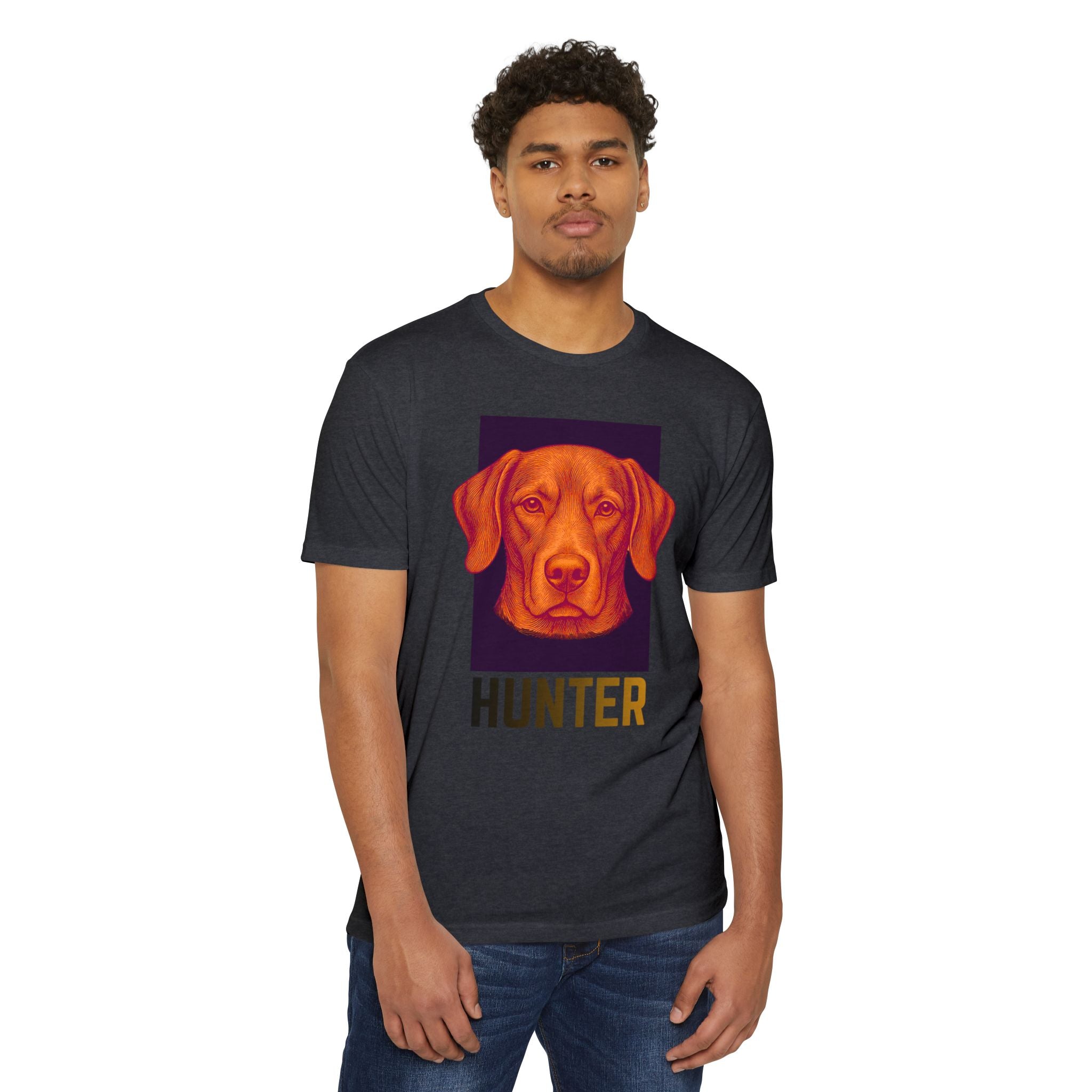 Ultimate Hunter T-Shirt | Retro Vizsla Head Graphic Tee for Dog Lovers
