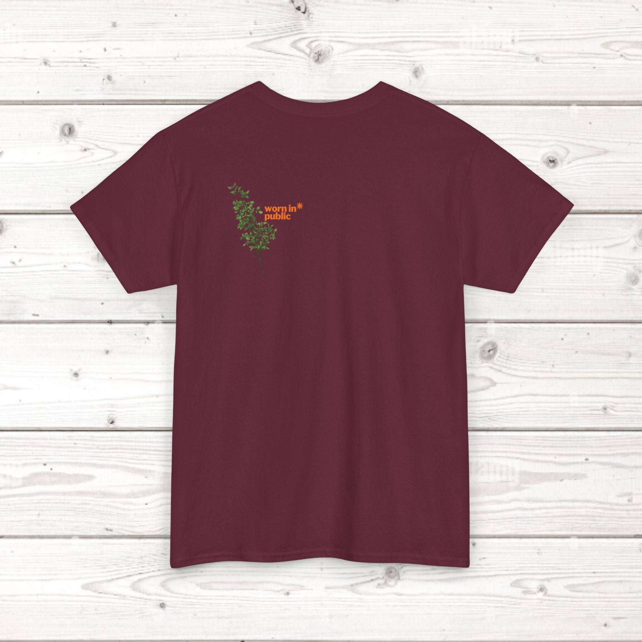 Unisex Botanical Tee — "Feel Free to Be Bored" Graphic T-Shirt