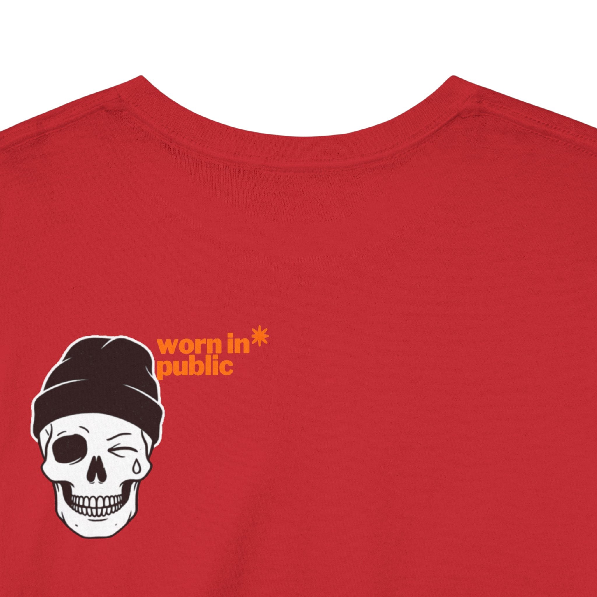 Too Tired To Care Skull T-Shirt | Funny Sarcastic Graphic Tee for the Exhausted