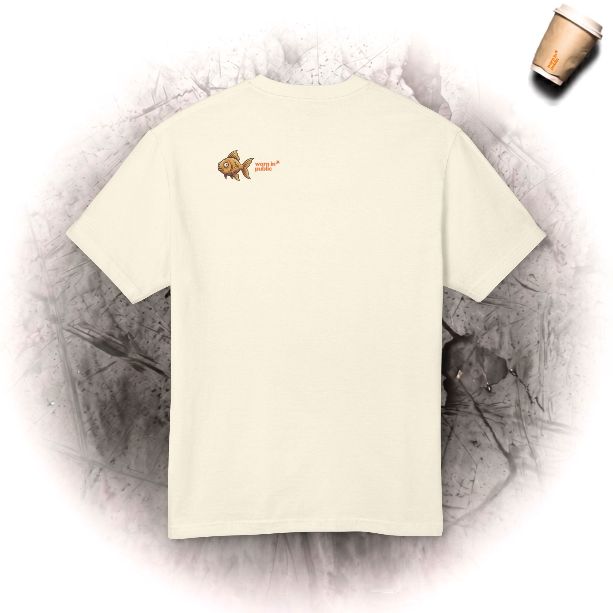 Fischhirn | Unisex Vintage Surreal Grafik T-Shirt