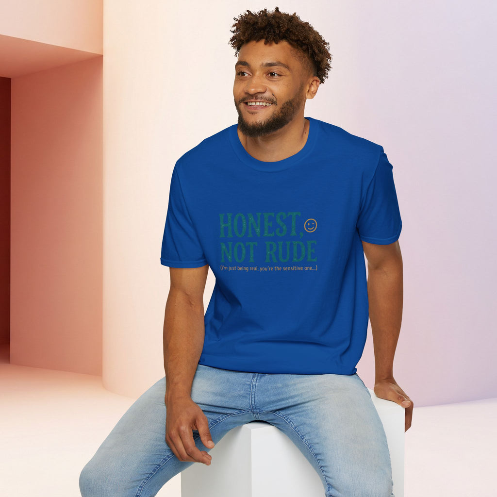 Honest Not Rude | Funny Sarcastic Unisex Graphic Tee for Real Talk