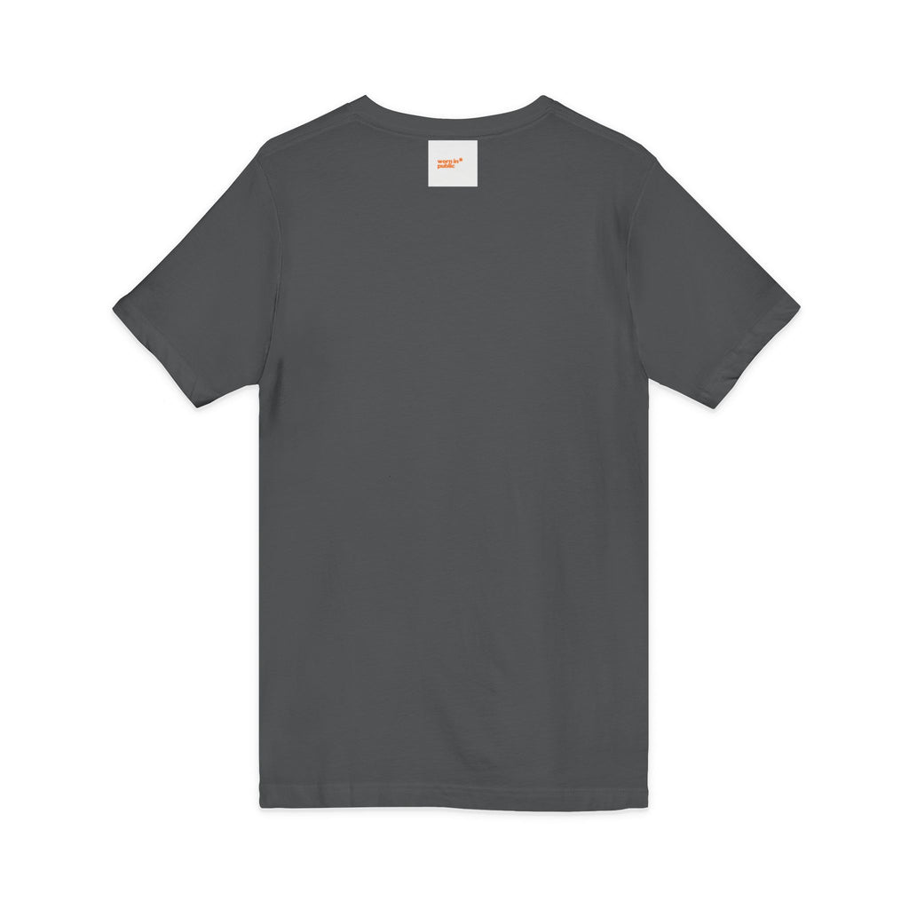 I'm Fine Nothing Is Fine V-Neck Tee | Sarcastic Mental Health Humor Shirt