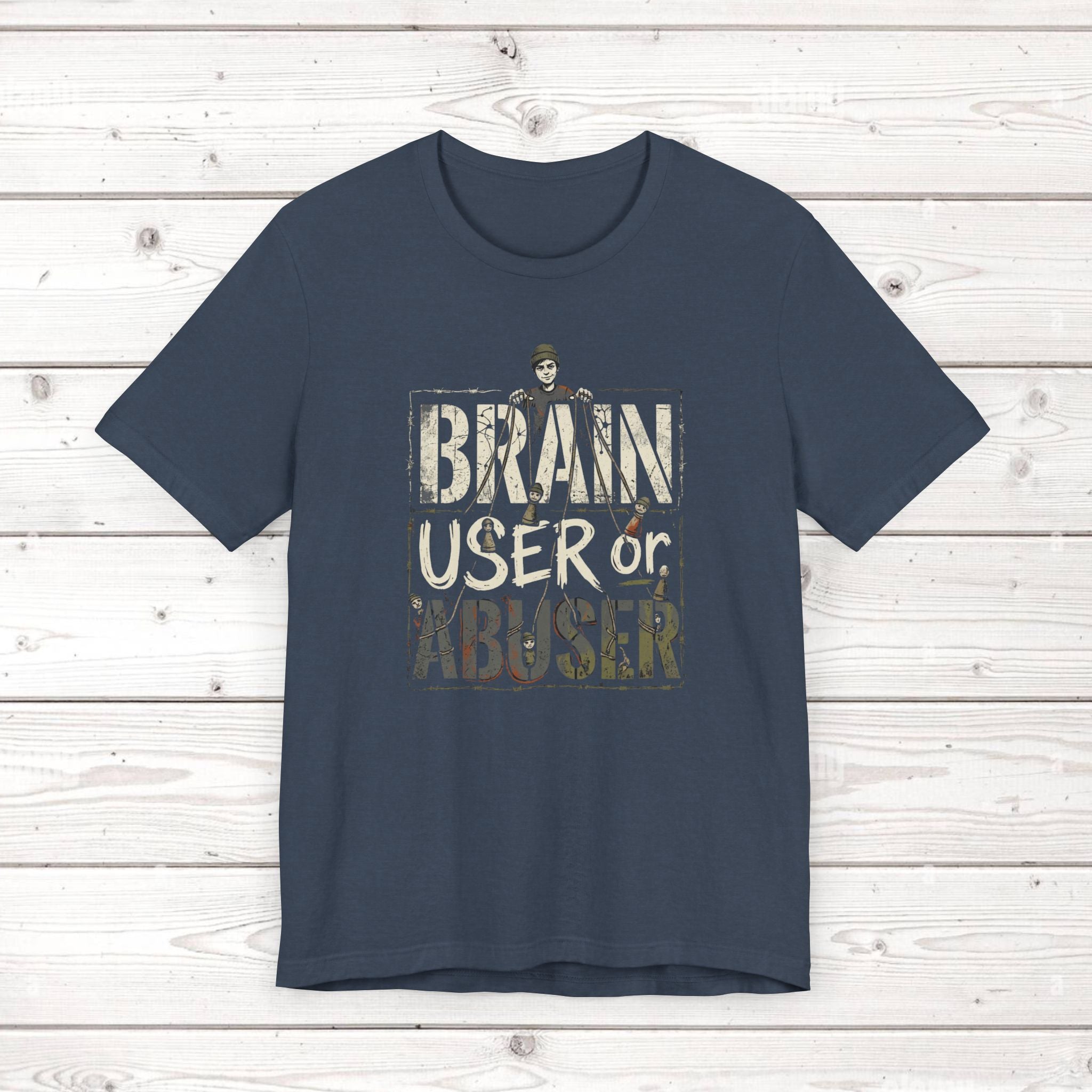 Brain User or Abuser Women's T-Shirt — 'Choose to See' Awareness Tee