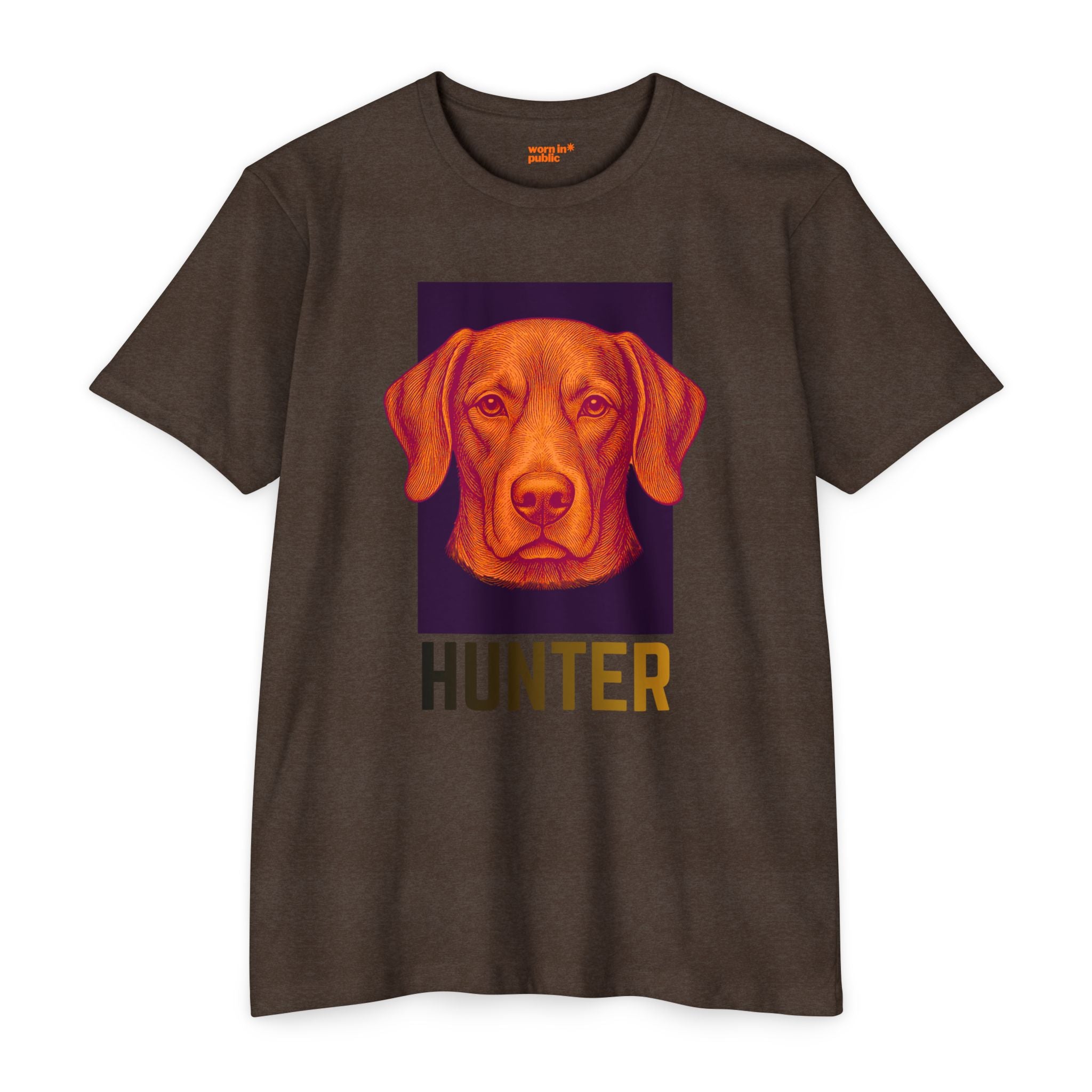Ultimate Hunter T-Shirt | Retro Vizsla Head Graphic Tee for Dog Lovers