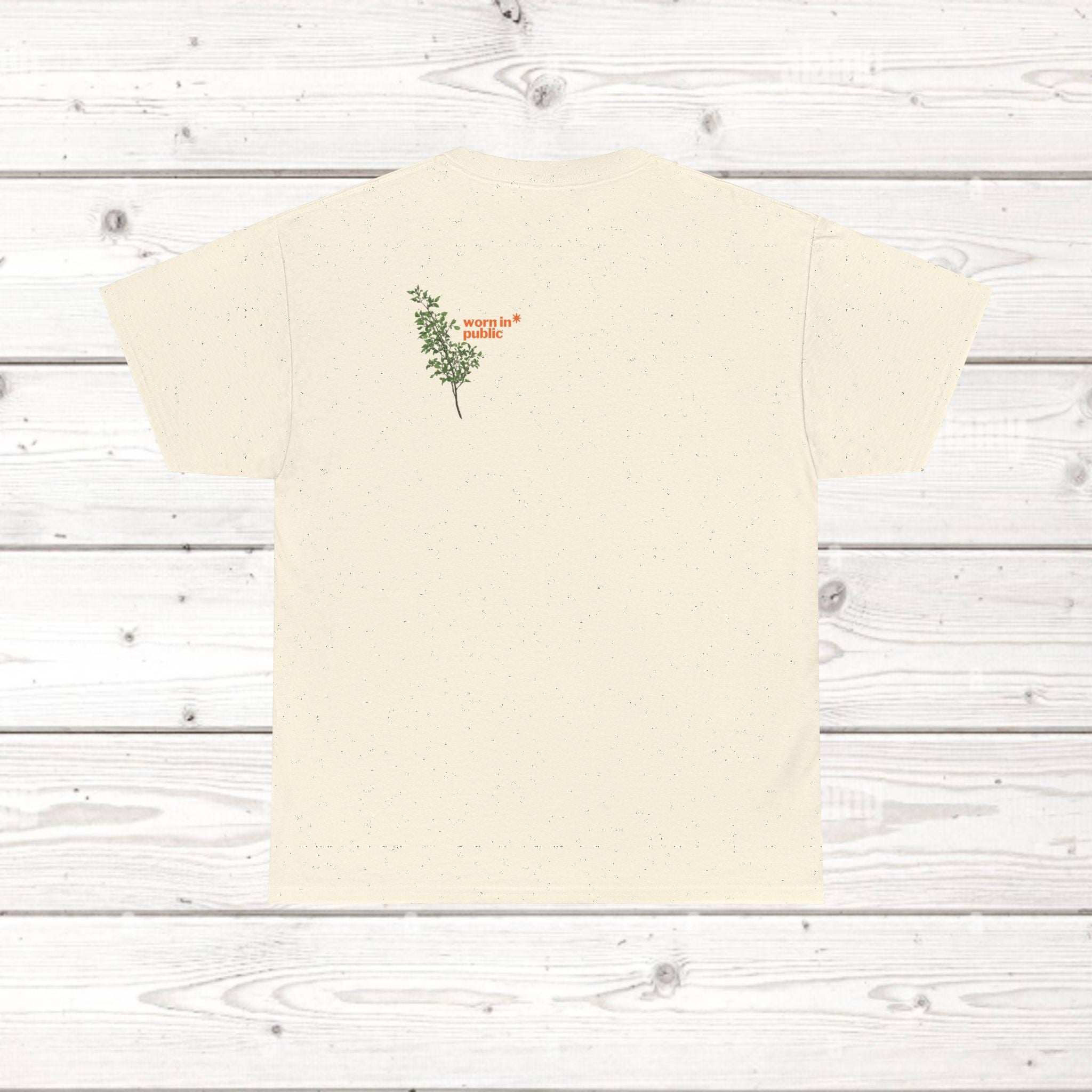 Unisex Botanical Tee — "Feel Free to Be Bored" Graphic T-Shirt