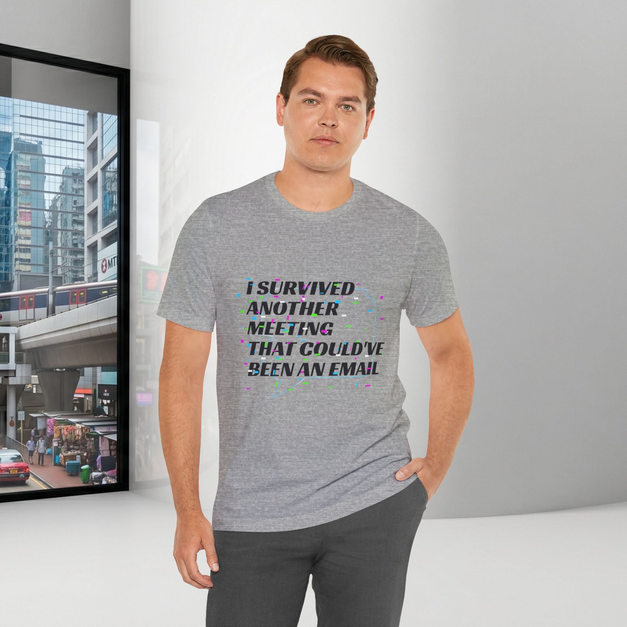 I Survived Another Meeting That Could've Been an Email T-Shirt | Funny Office Humor Tee