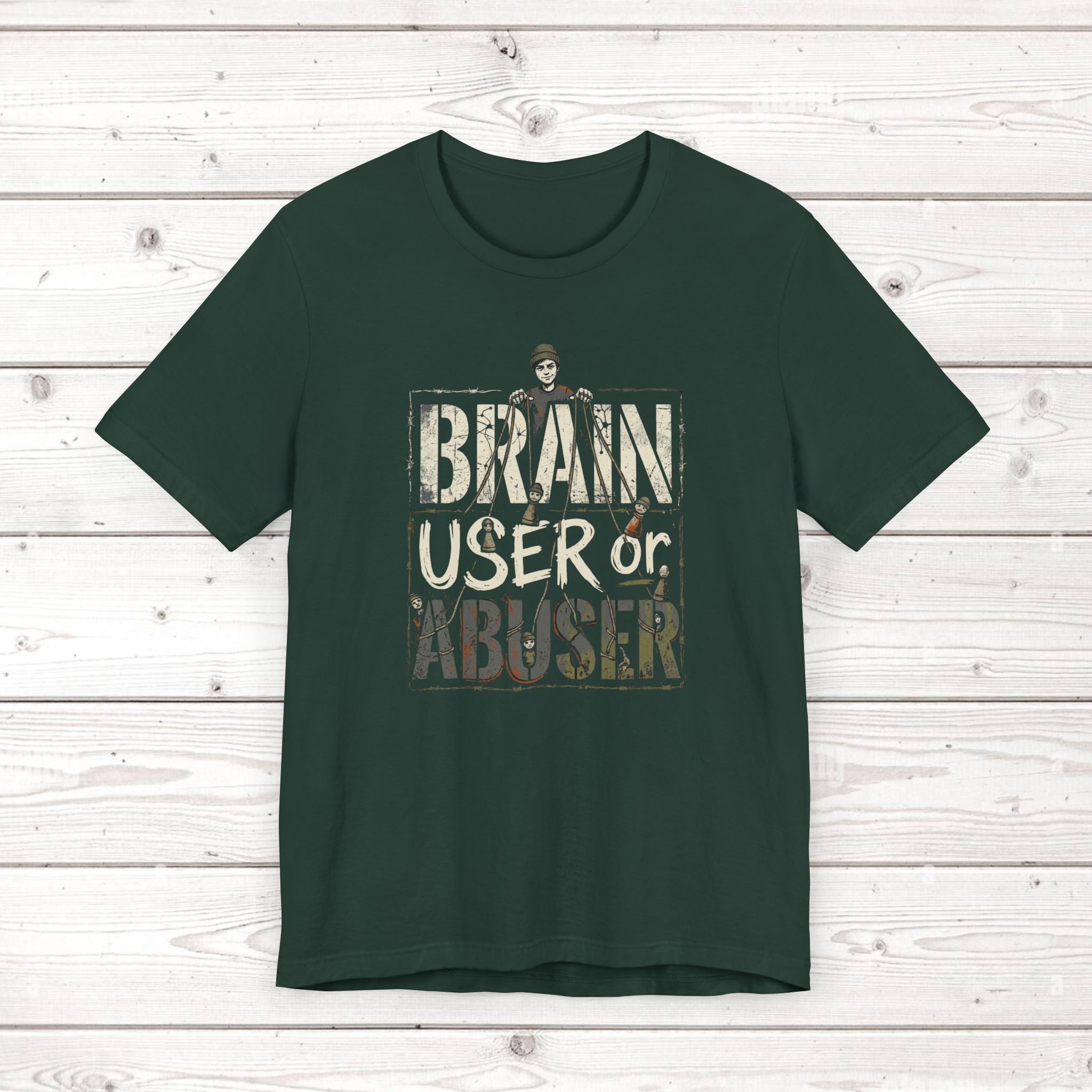 Brain User or Abuser Women's T-Shirt — 'Choose to See' Awareness Tee