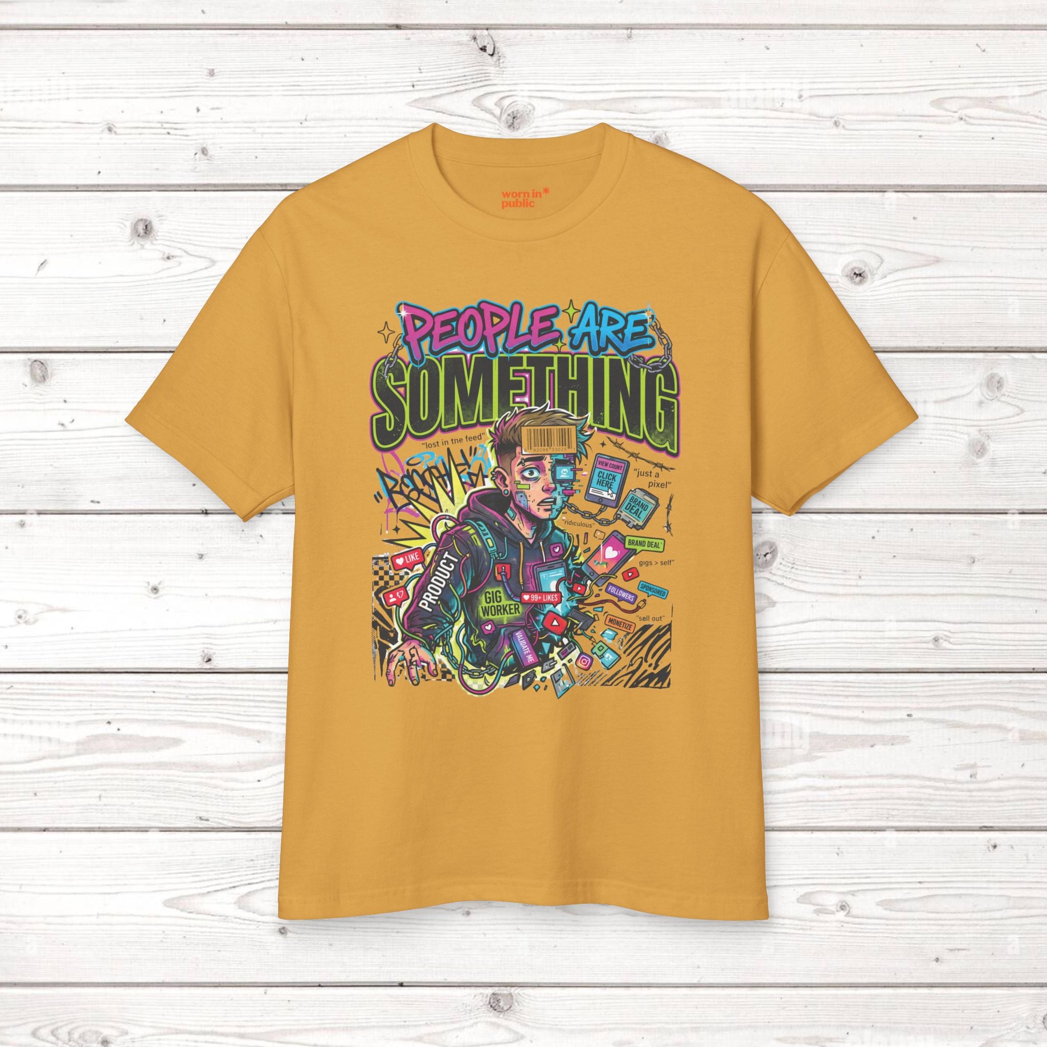 People Are Something | Unisex Retro Cyber Pop Art Graphic Tee