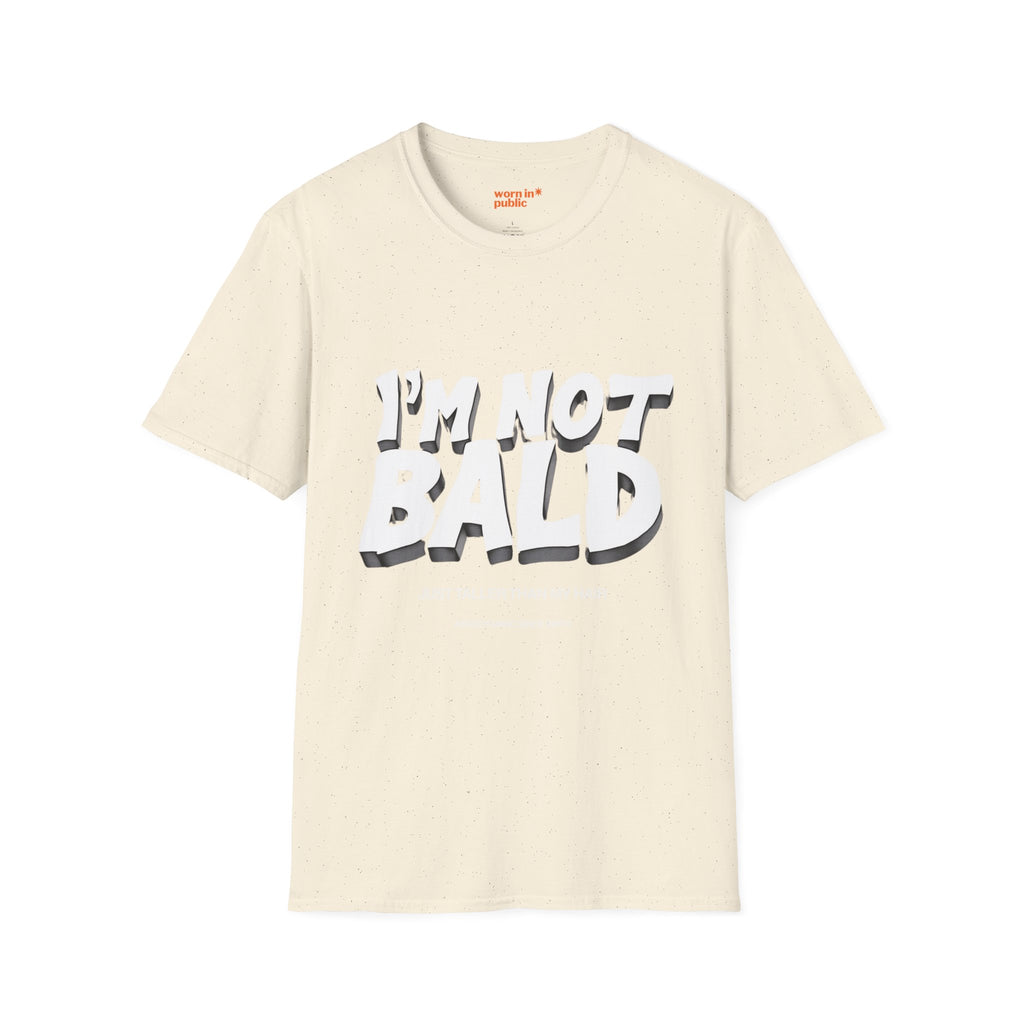 I'm Not Bald, I'm Aerodynamic T-Shirt | Funny Bald Guy Humor Tee for Men