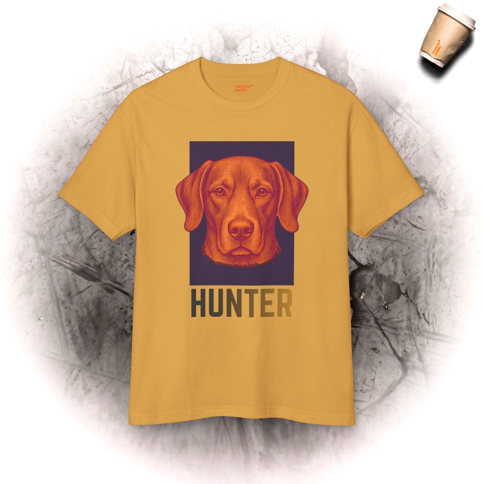 Ultimate Hunter T-Shirt | Retro Vizsla Kopf Grafik-T-Shirt für Hundeliebhaber