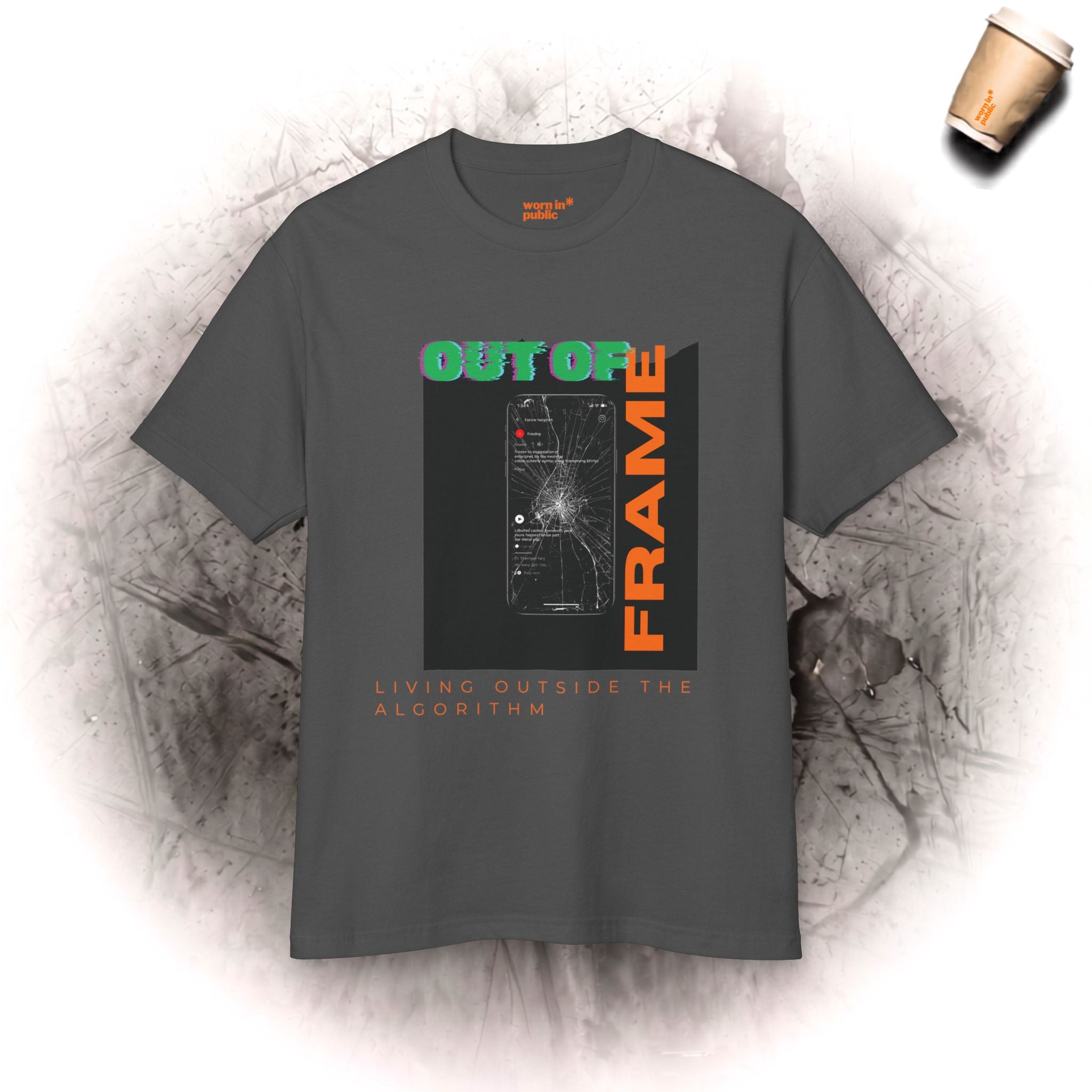 Out of Frame | Graphic Tee for People Who'd Rather Live Than Be Photographed Doing It