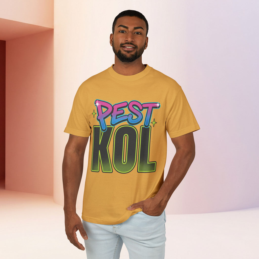 Pest Kol | Retro Unisex Streetwear Graphic Tee with Bold Lettering