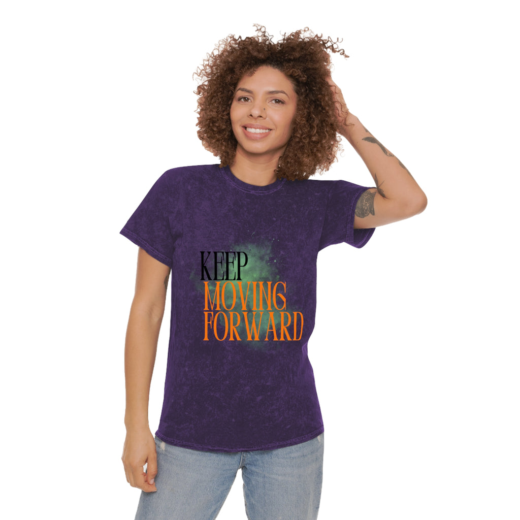 Keep Movin' Forward premium Mineral Wash T-Shirt | Vintage Washed Graphic Tee