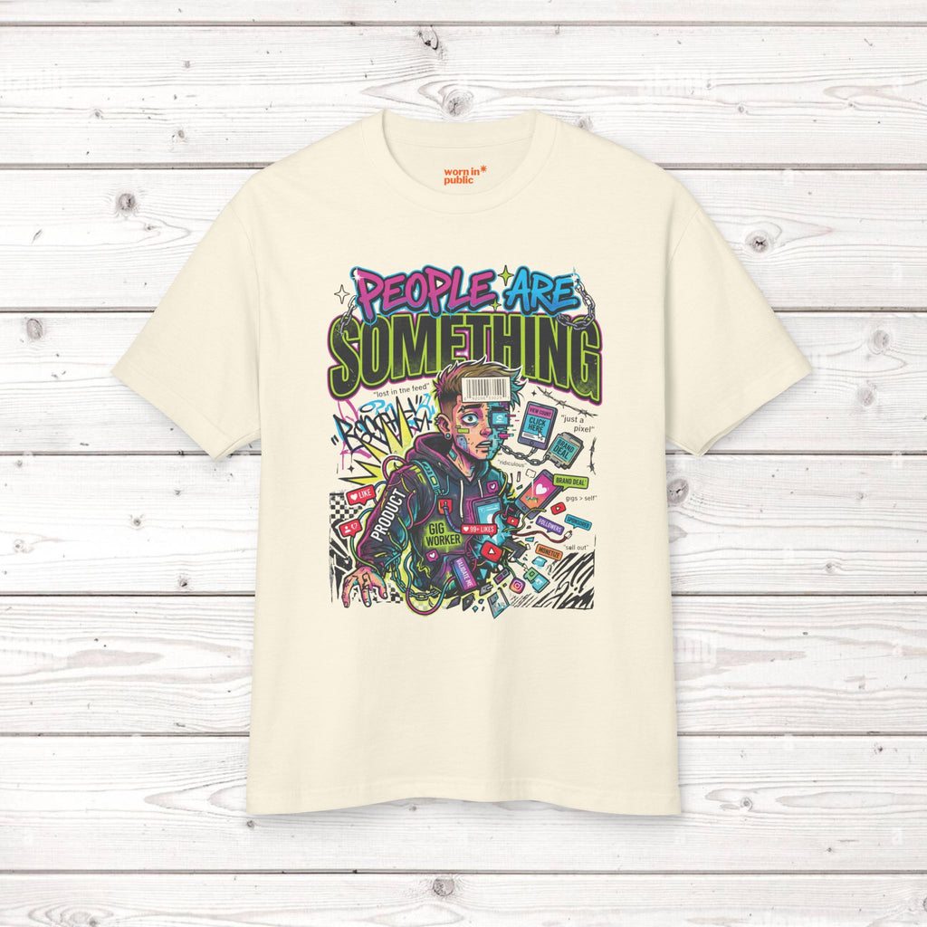 People Are Something | Unisex Retro Cyber Pop Art Graphic Tee