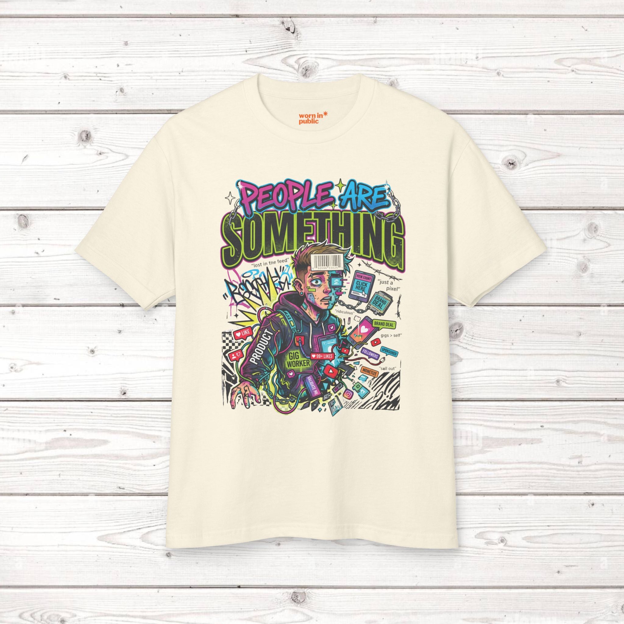 People Are Something | Unisex Retro Cyber Pop Art Graphic Tee