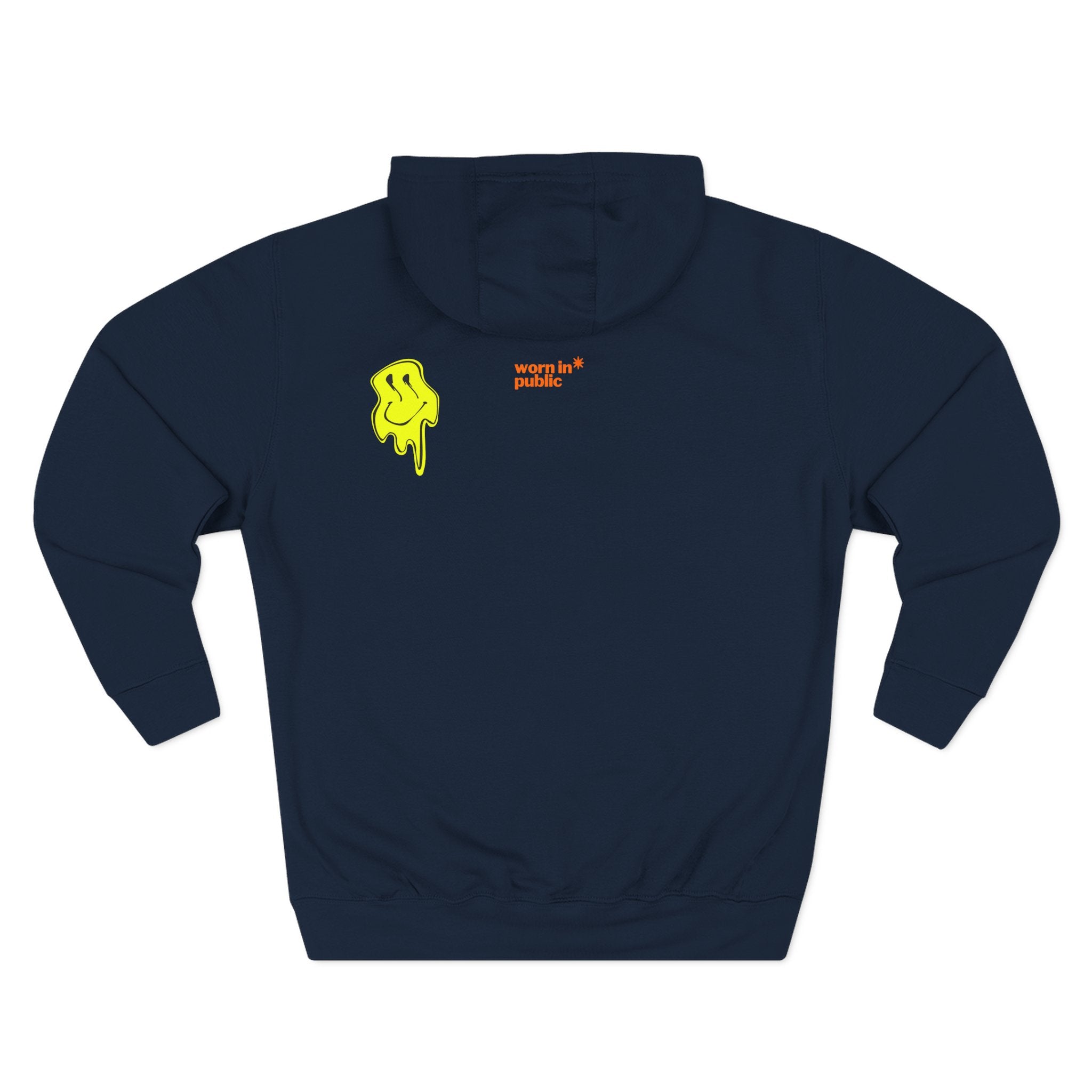 No Bro, Don't Bother Hoodie | Melting Smile Graphic Fleece Pullover